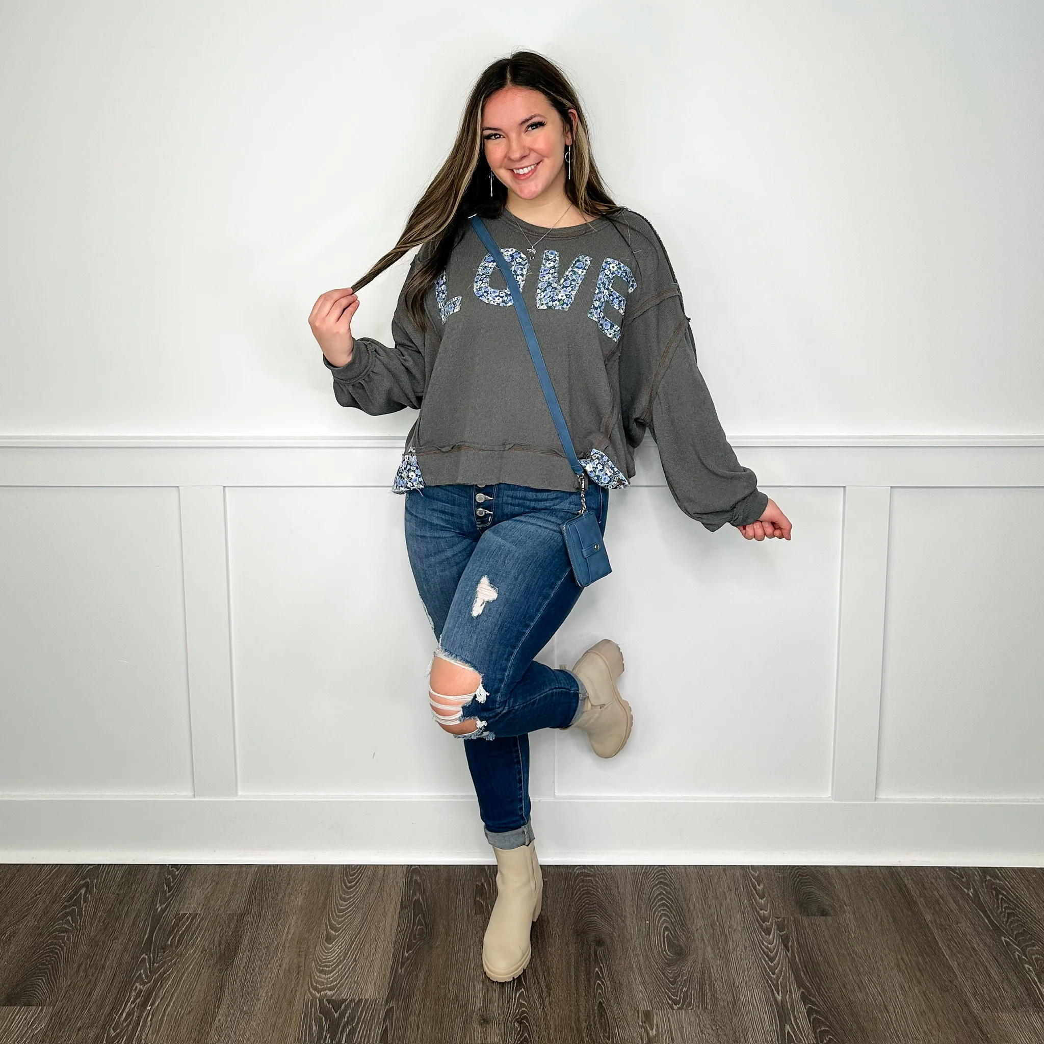 POL Loving You Long Sleeve Top - 2 colors! - Image 4