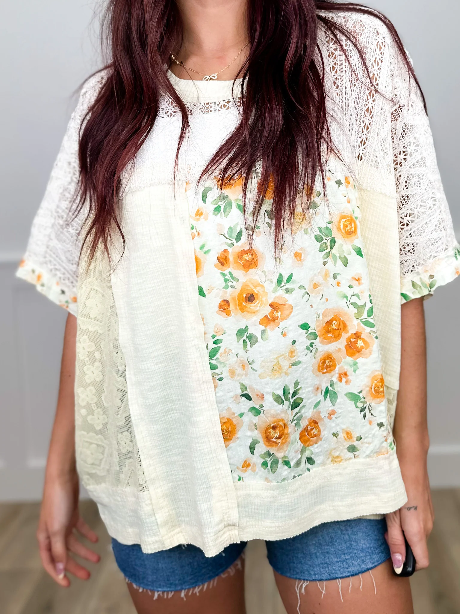 POL While You Can Cotton Blend Short Sleeve Top - 2 colors! - Image 3