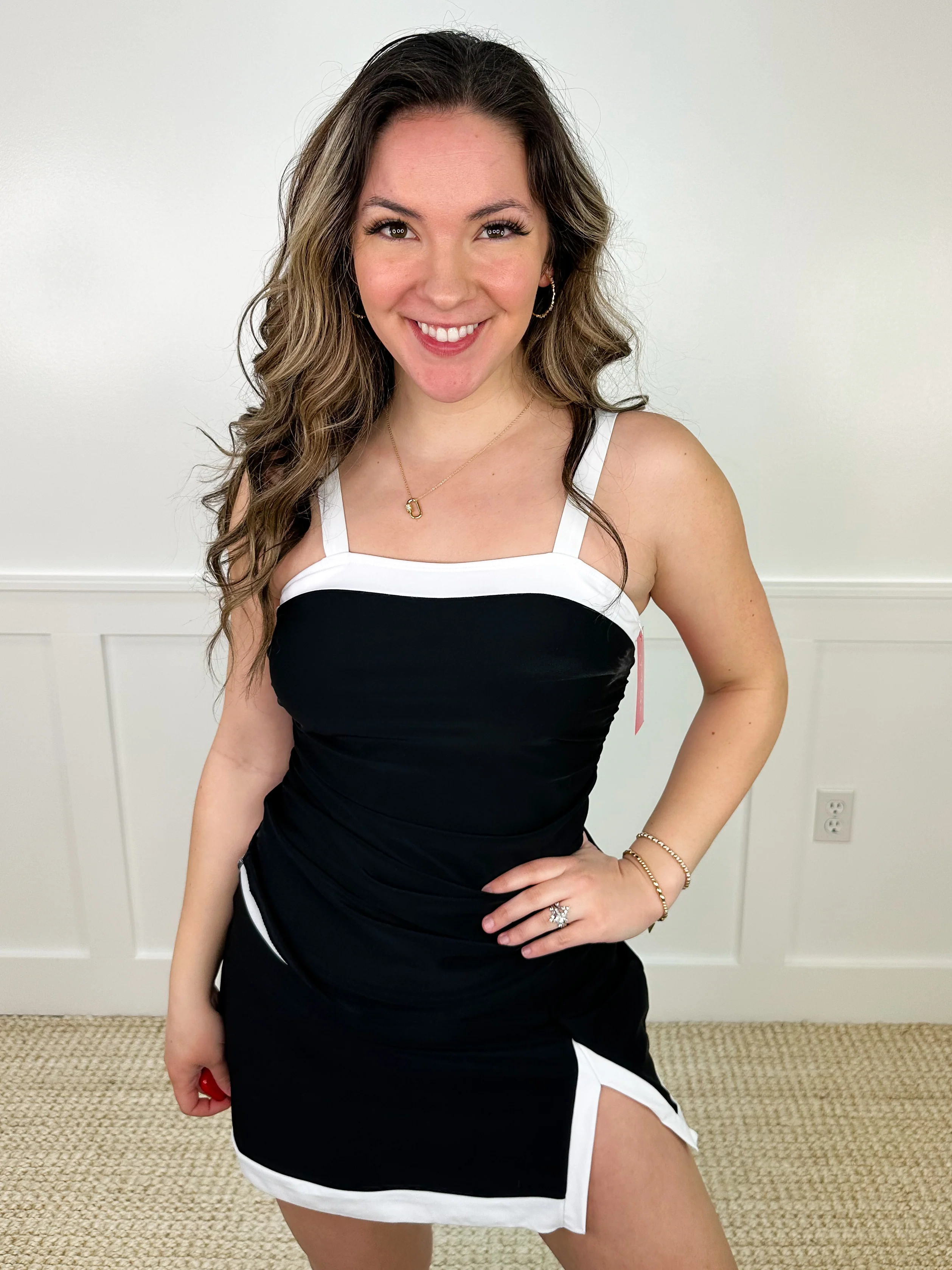 Poolside Tanning Black Swim Set *FINAL SALE*