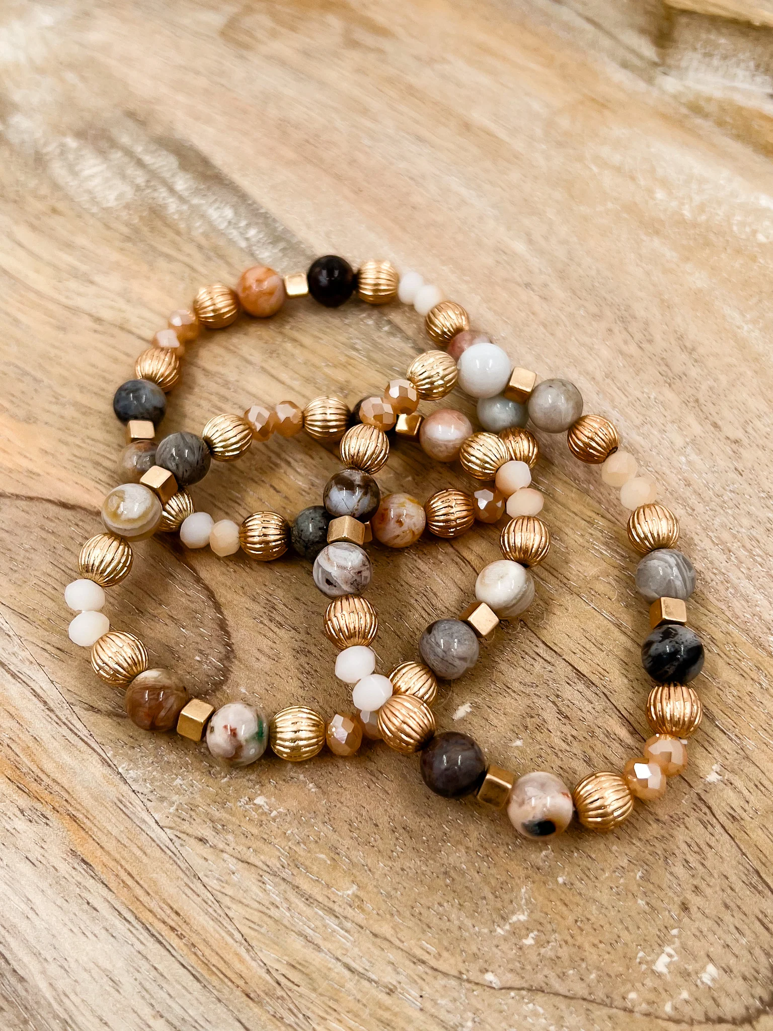 Positive Beauty Beaded Bracelet Set - 3 colors! - Image 3