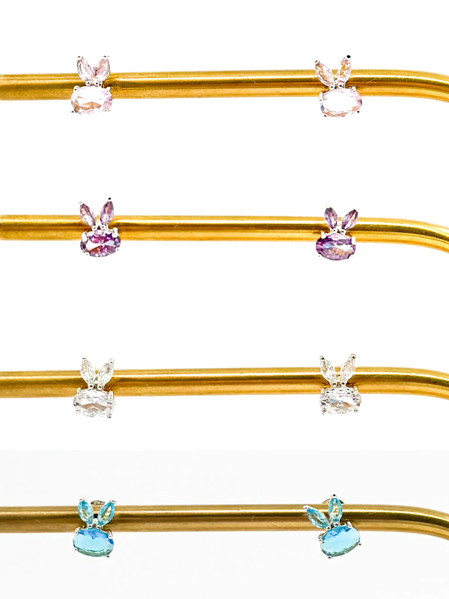 Pure Bunny Bliss Stud Earrings - Multiple Colors