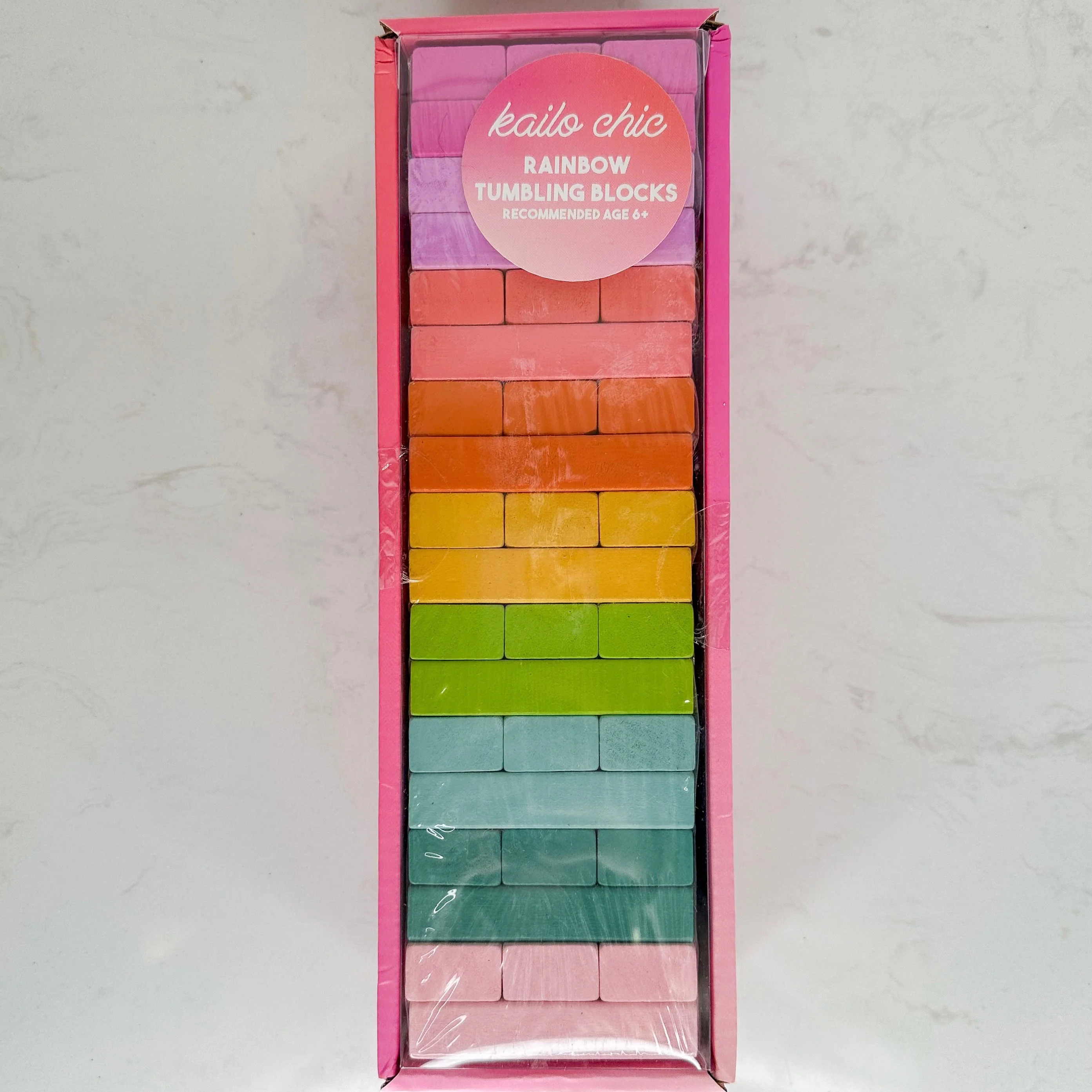 Rainbow Jenga