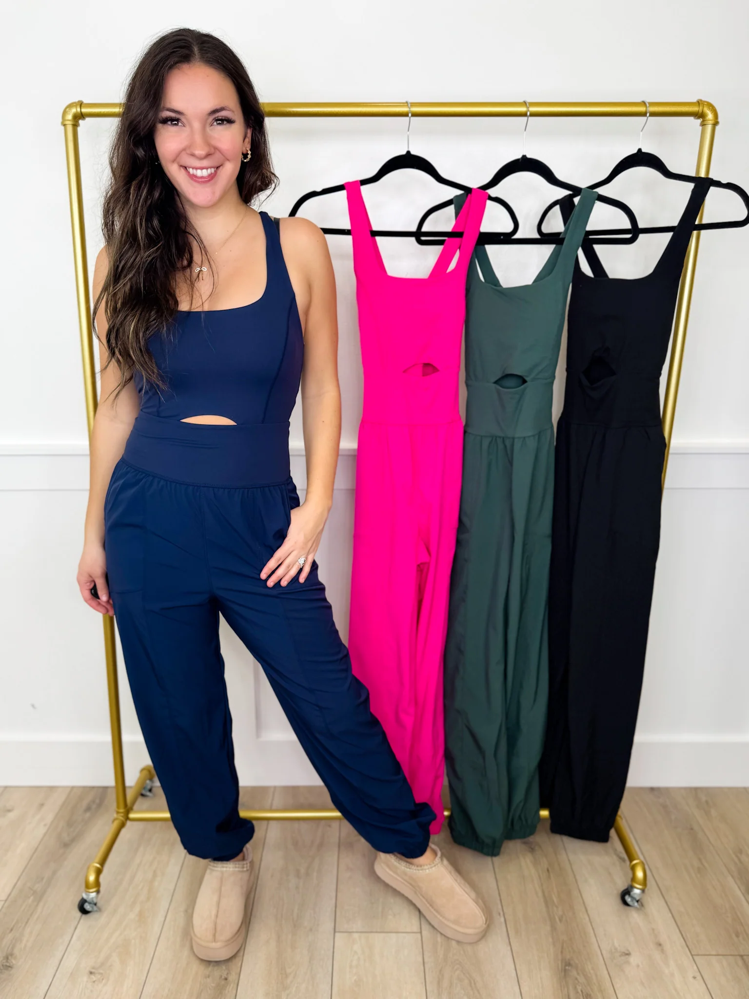 Ready to Navigate Lightweight Avery Mae Jumpsuit - Multiple Colors
