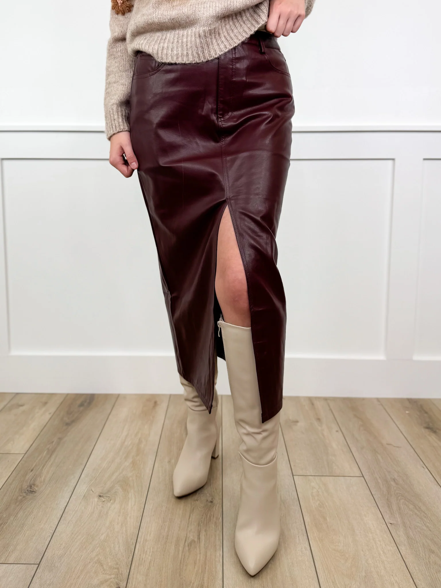 Ready to Rock Wine Avery Mae Skirt