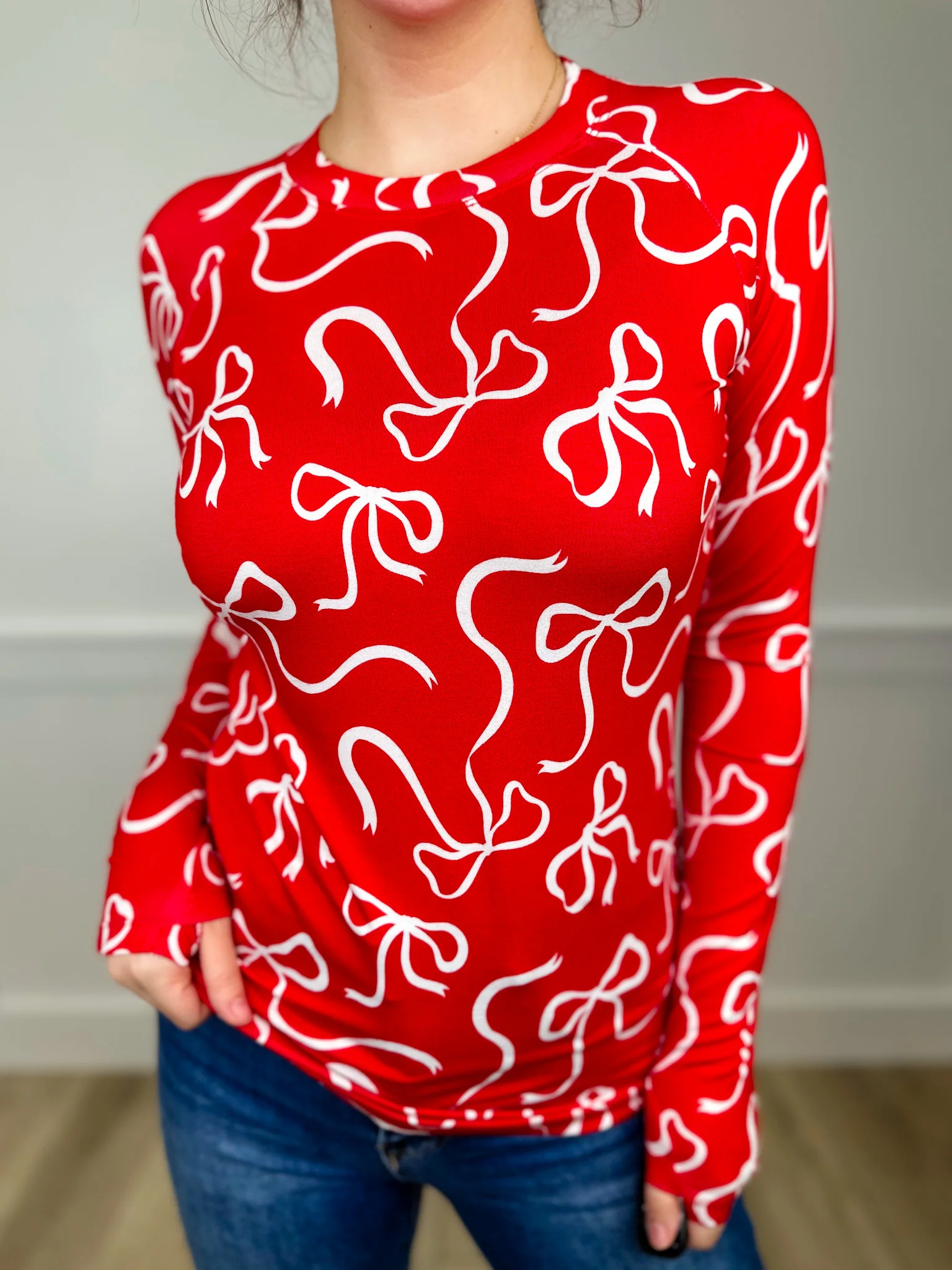 Ready to Win Rayon Blend Long Sleeve Avery Mae Top - 3 options! - Image 2