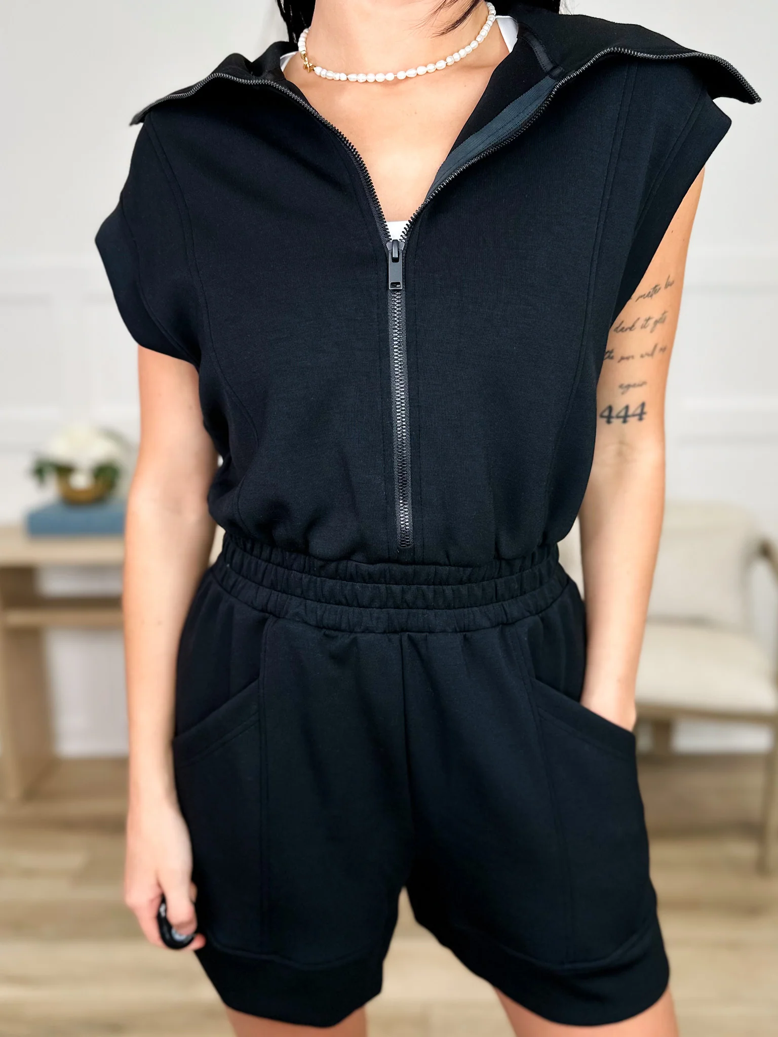 Rocking Life's Soundtrack Short Sleeve Avery Mae Romper - Multiple Colors - Image 4