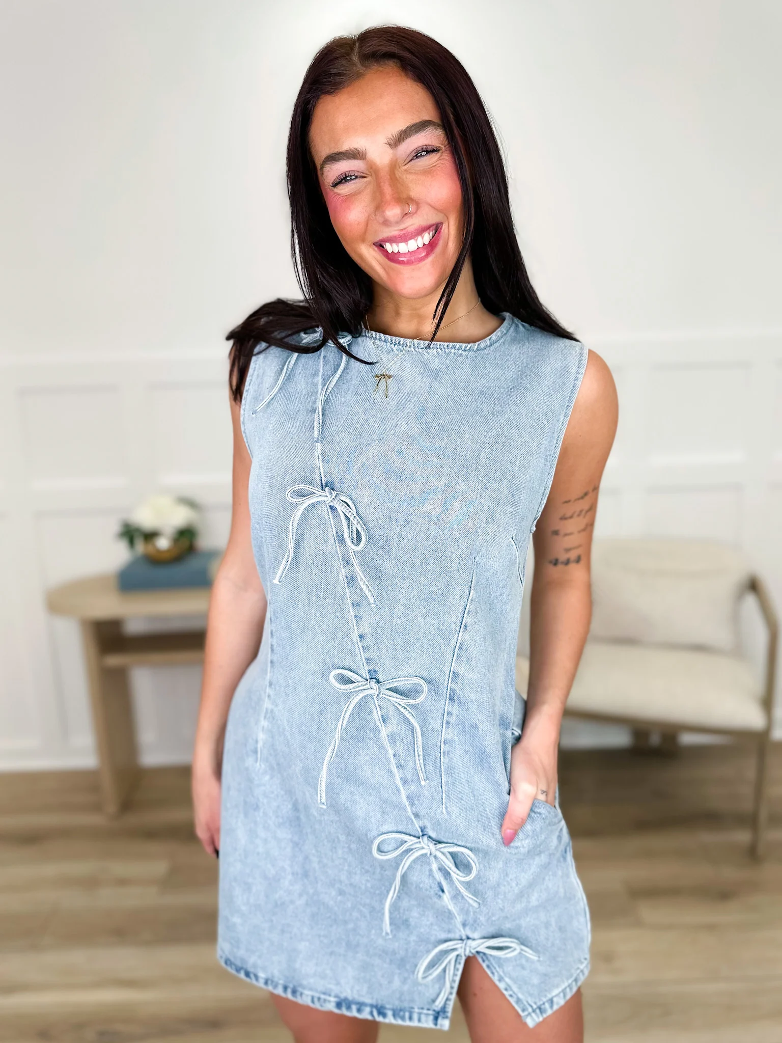 Rumor Has it Cotton Blend Avery Mae Dress