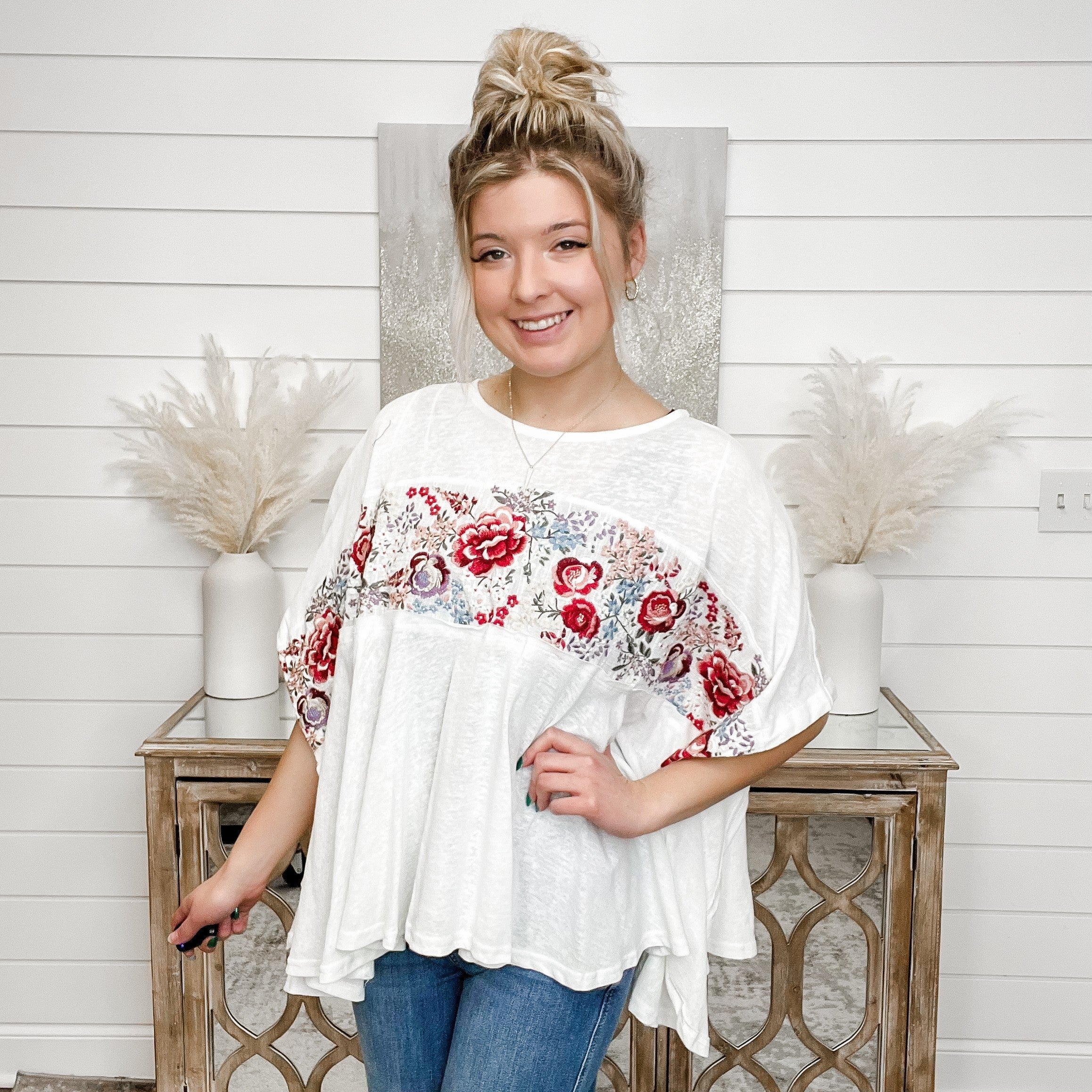 Savannah Jane Lets Do it Cotton Blend Short Sleeve Top - 3 colors! - Image 4