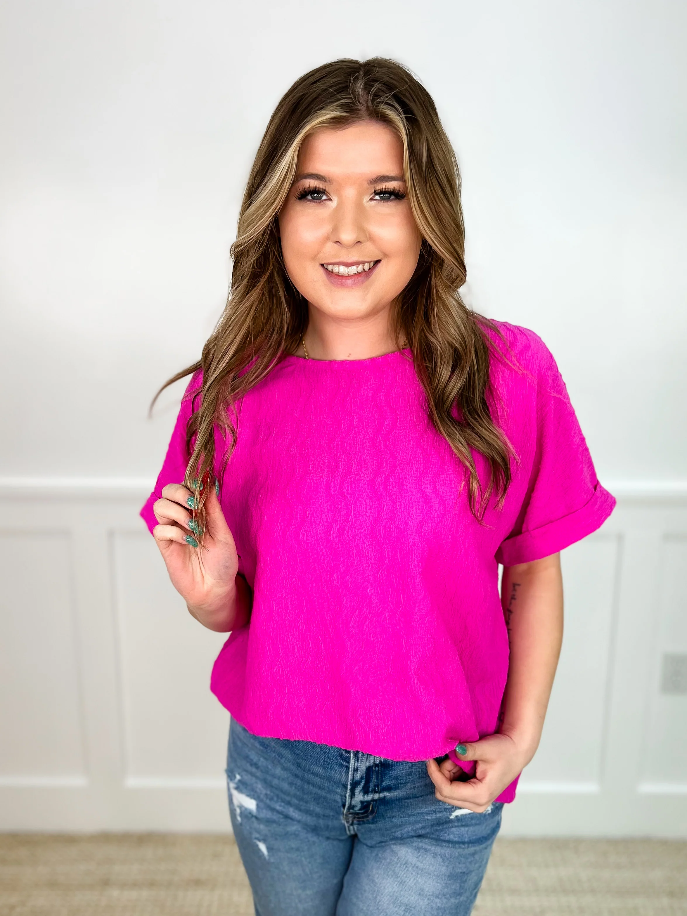 Saying Hello Short Sleeve Avery Mae Top - 7 colors! - Image 5