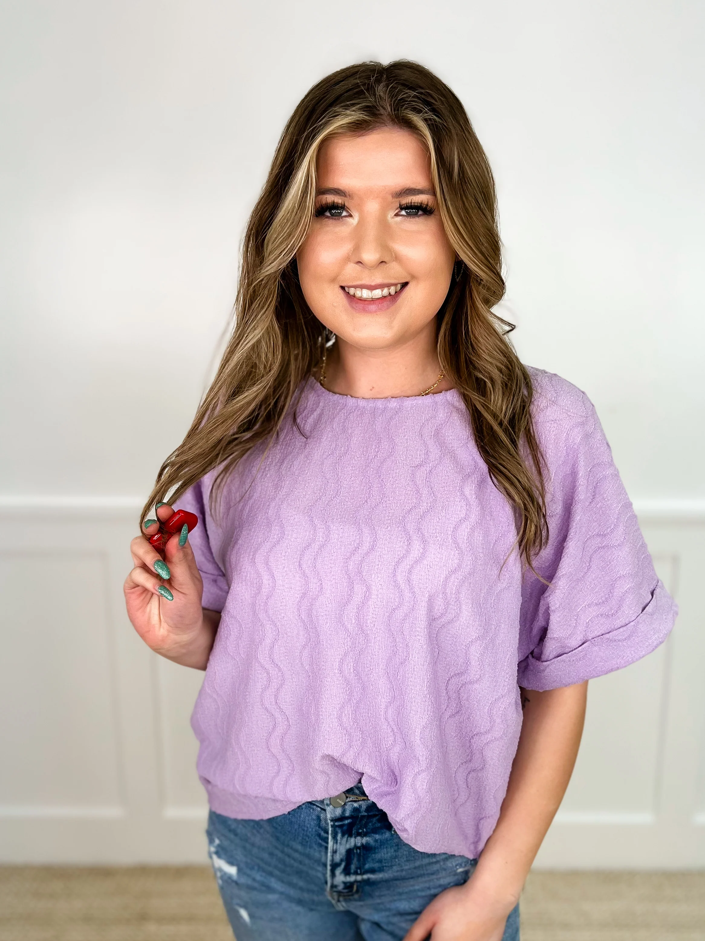 Saying Hello Short Sleeve Avery Mae Top - 7 colors! - Image 6