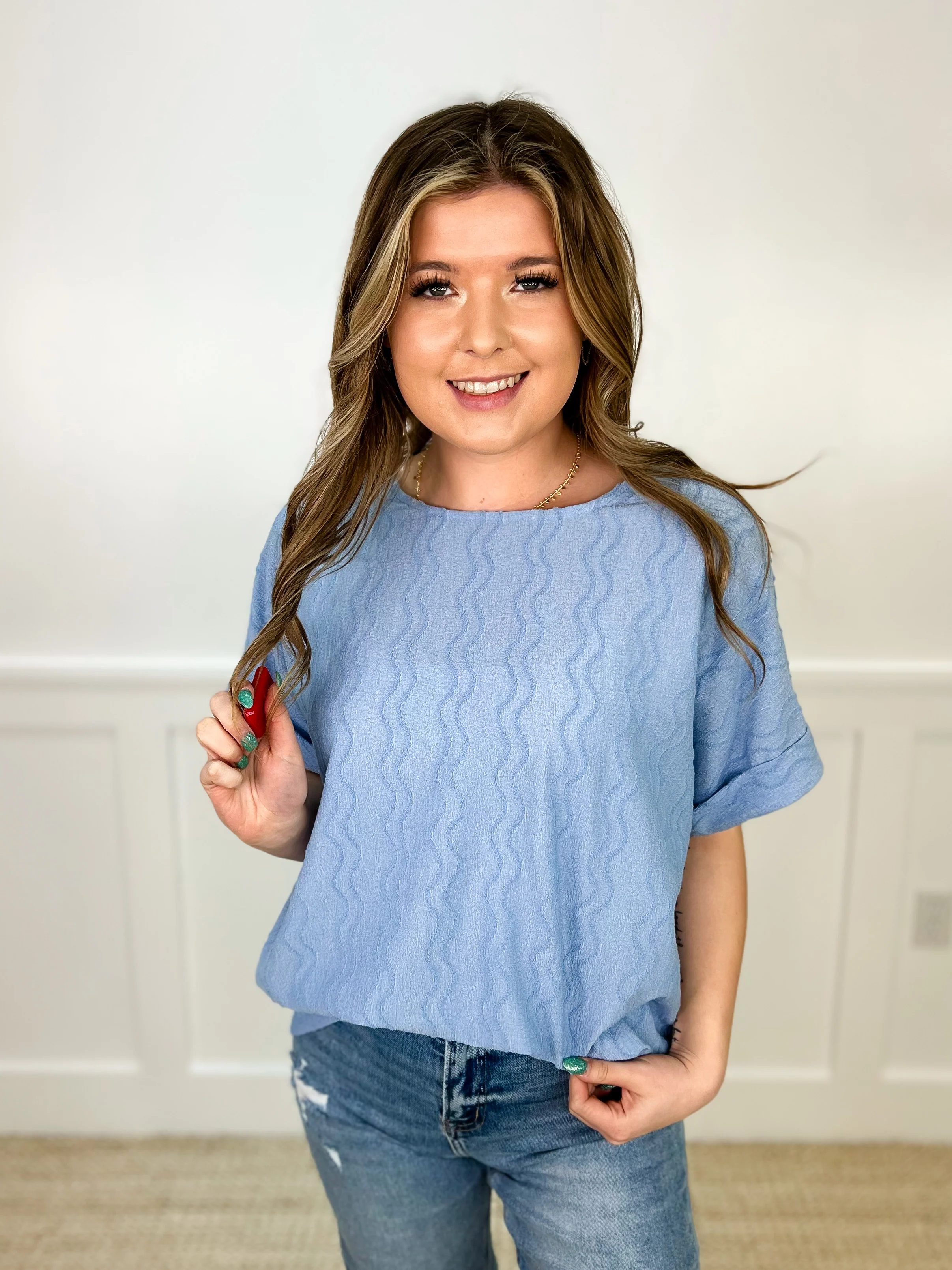 Saying Hello Short Sleeve Avery Mae Top - 7 colors! - Image 7