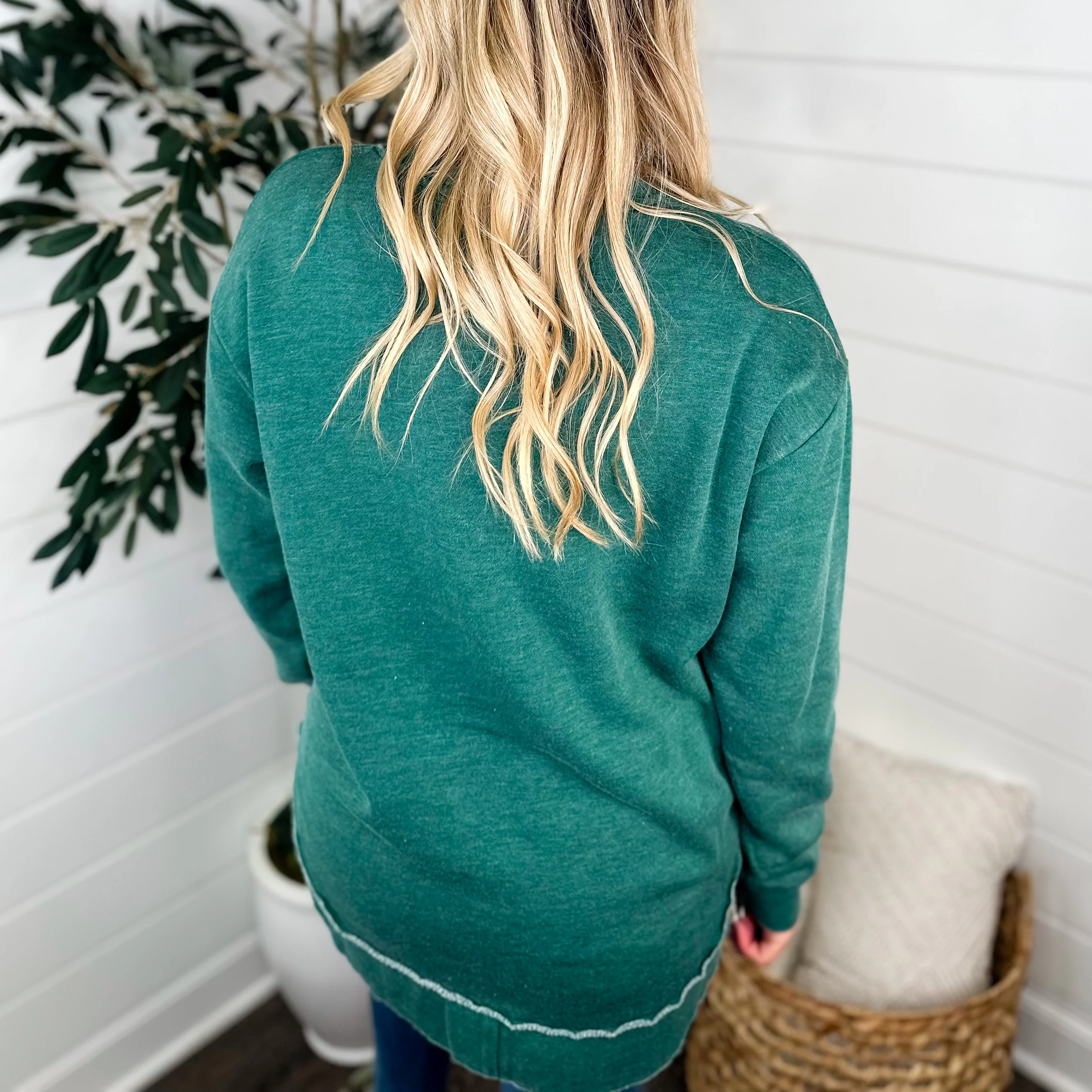 Searching For You Cotton Blend Long Sleeve Avery Mae Weekender Top - 3 colors! - Image 4