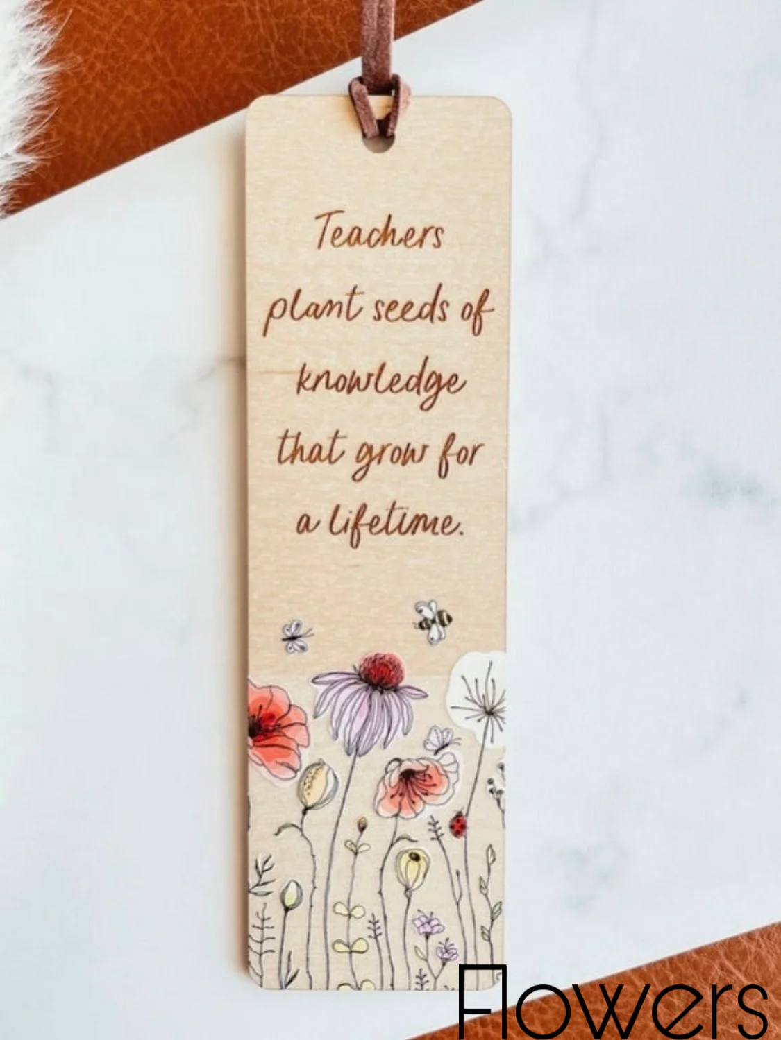 Seeds of Knowledge Wood Bookmark - 4 options! - Image 4