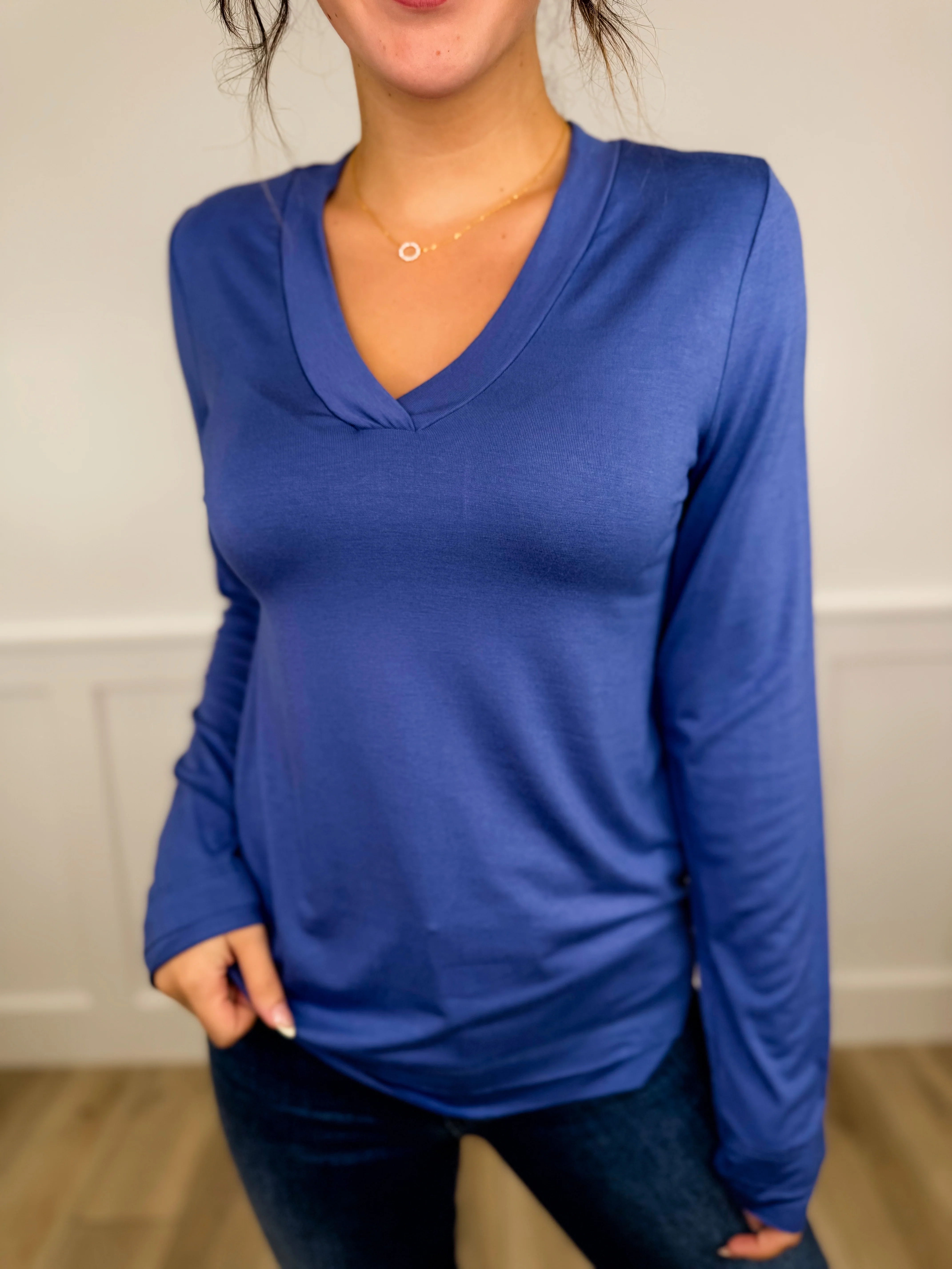 Sew In Love Basic Beauty Lightweight Long Sleeve Top - 5 colors! - Image 3