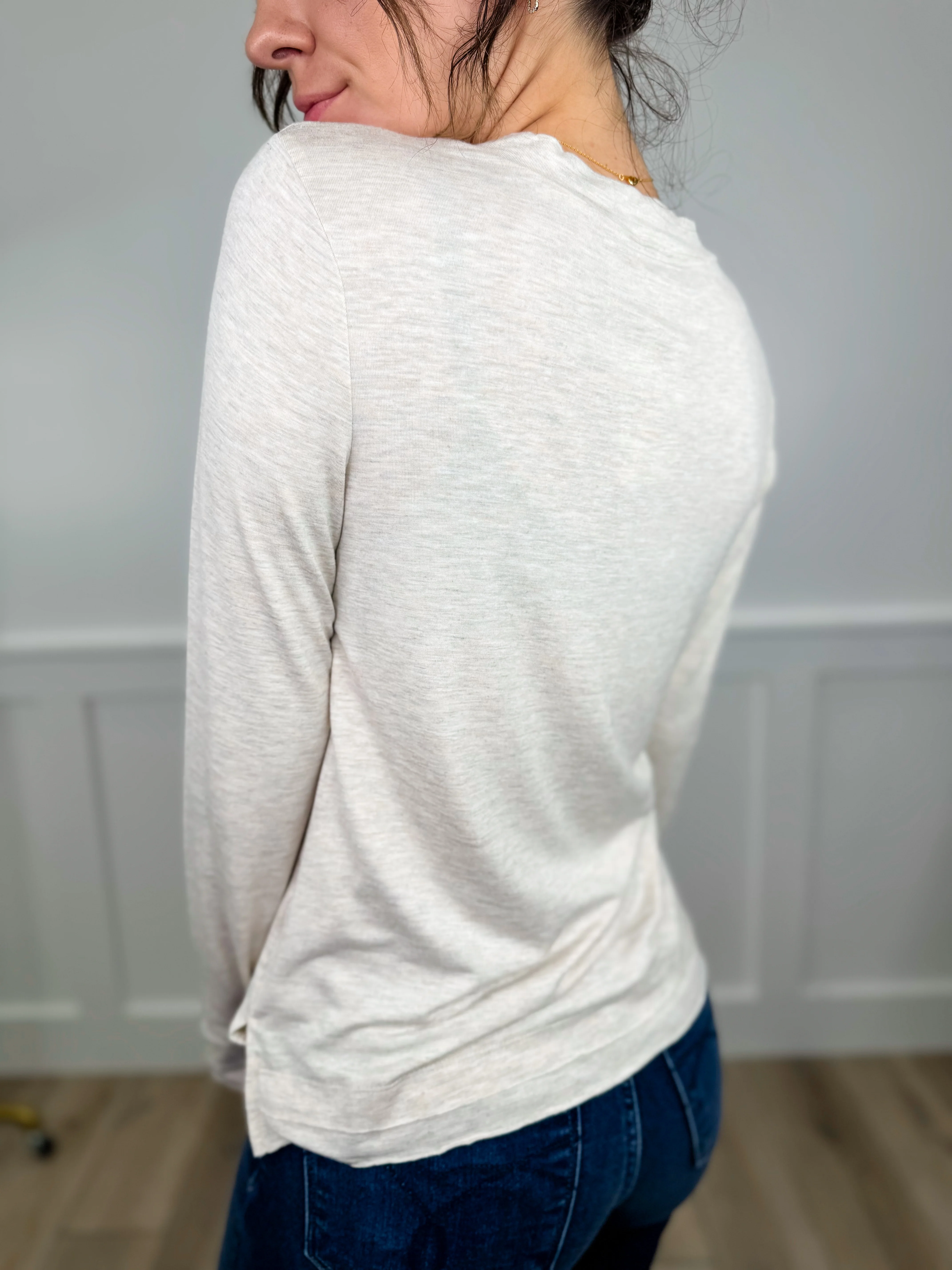 Sew In Love Basic Beauty Lightweight Long Sleeve Top - 5 colors! - Image 7