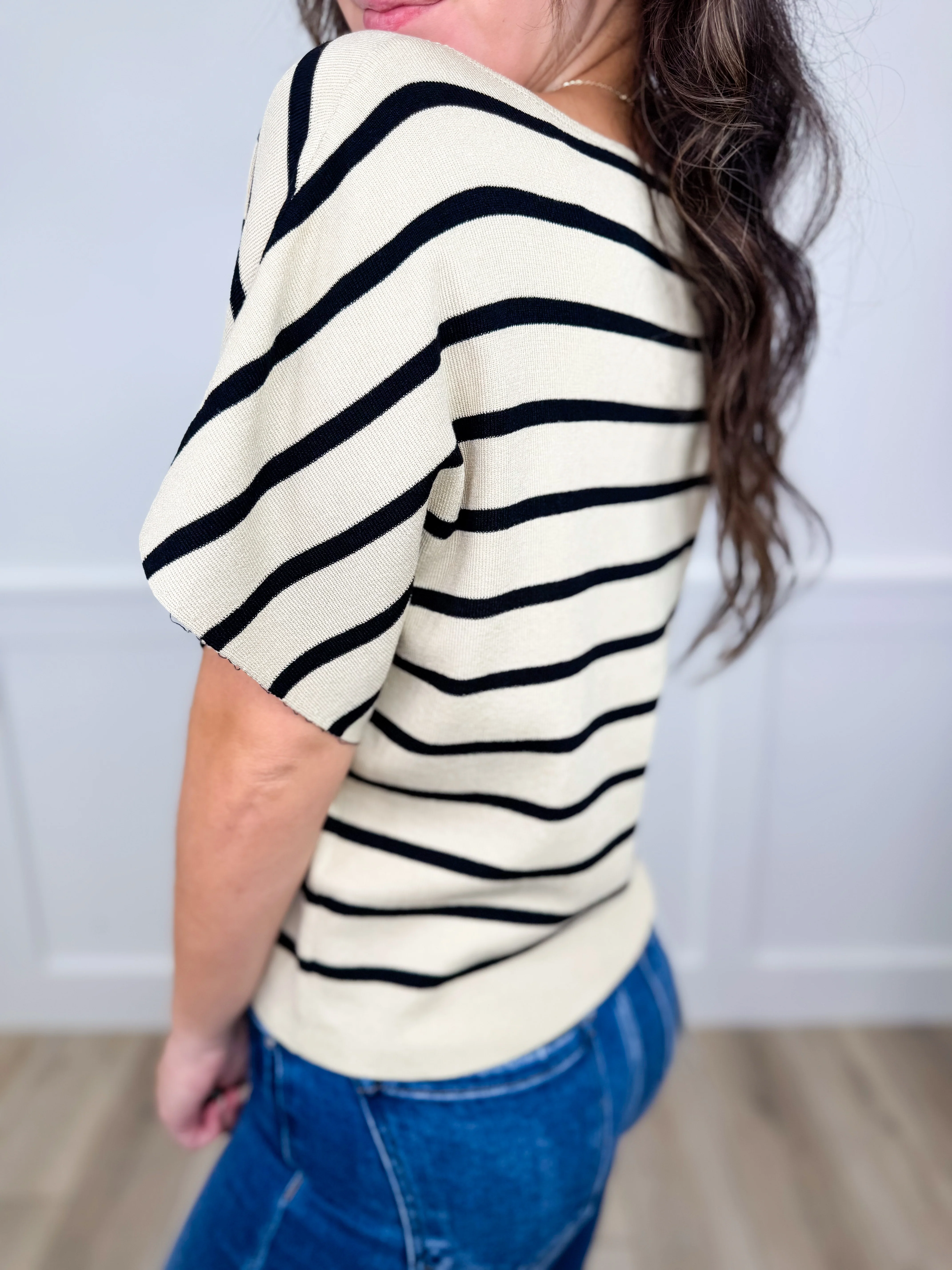 Sew In Love Call Me Out Short Sleeve Top - Image 2