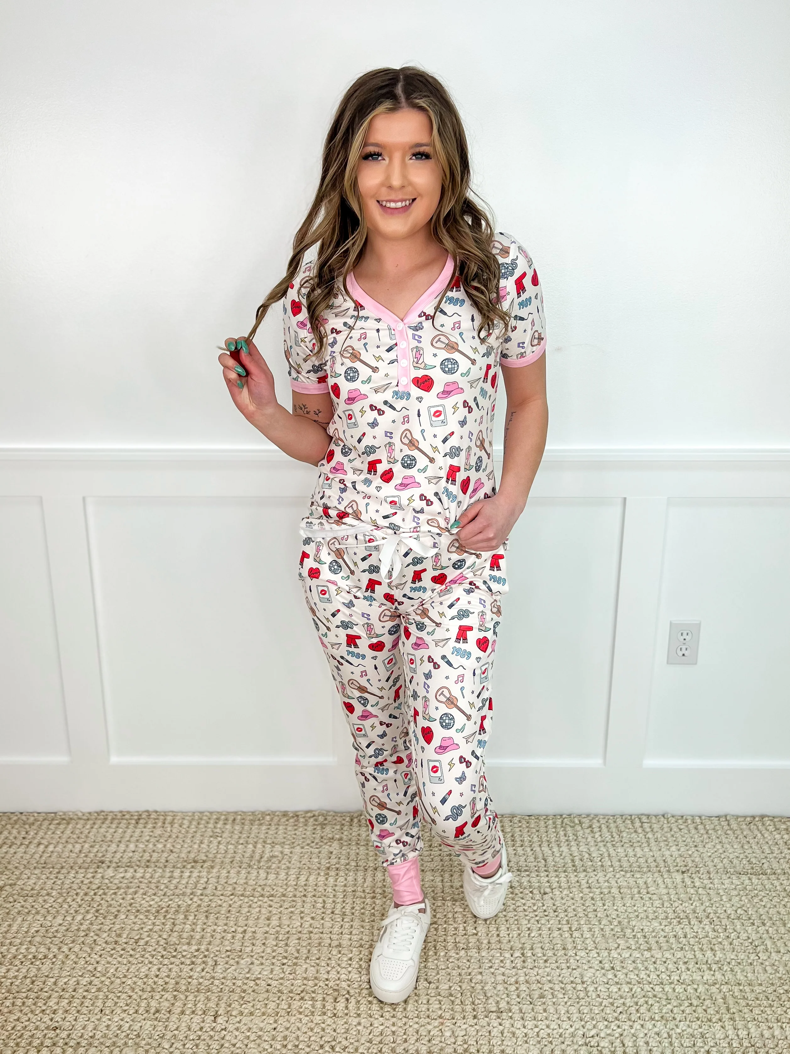 Shirley & Stone Cozy Up High-Rise PJ Set - 5 options! - Image 3