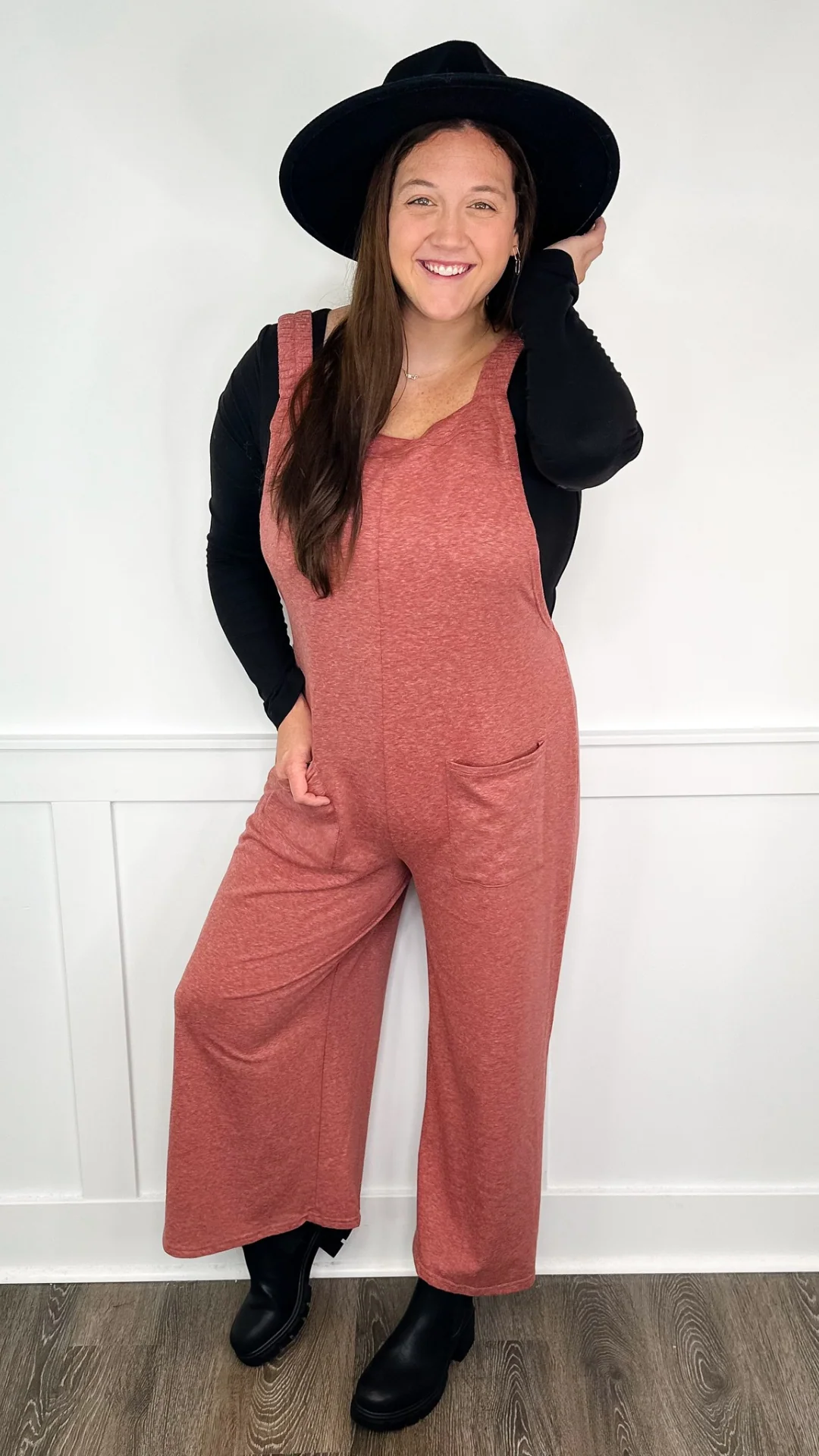 Should've Told You Brick Avery Mae Overalls - Image 2