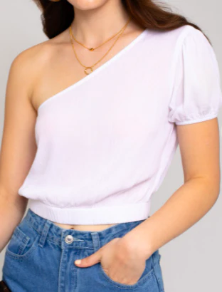 Show it Off White Avery Mae Top - Image 2