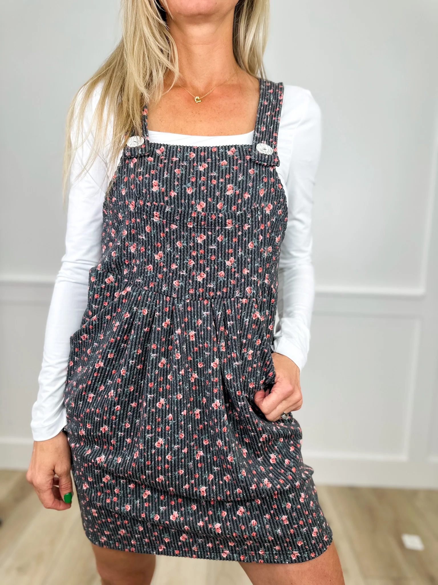 Sing a Song Ribbed Avery Mae Overall Dress - 3 colors! - Image 5