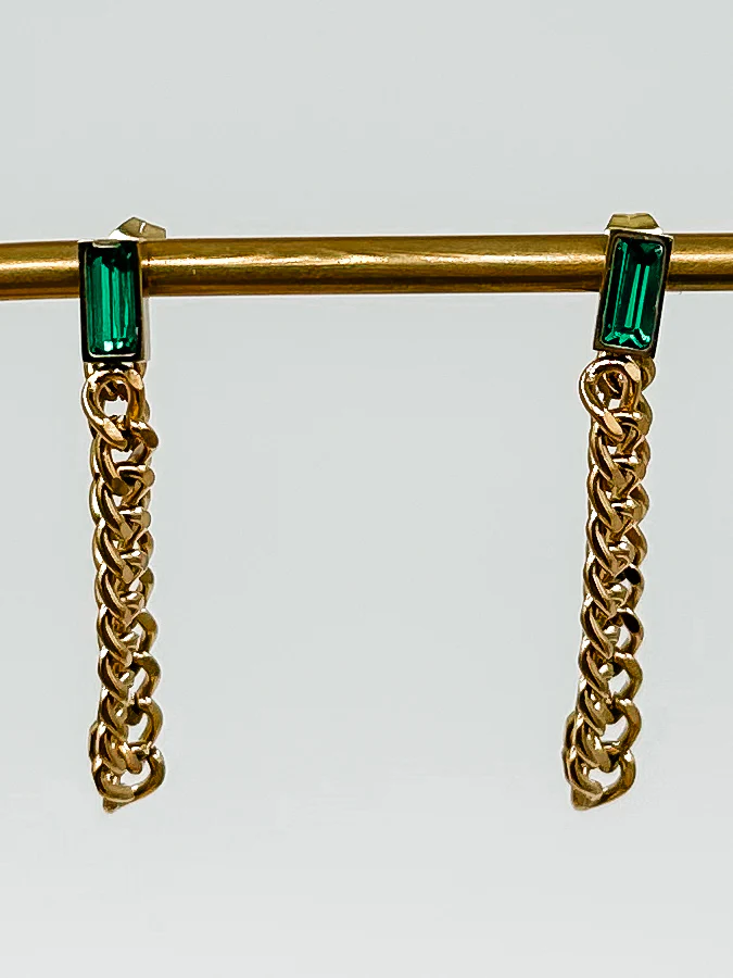 Sing Your Song Gold Drop Earrings