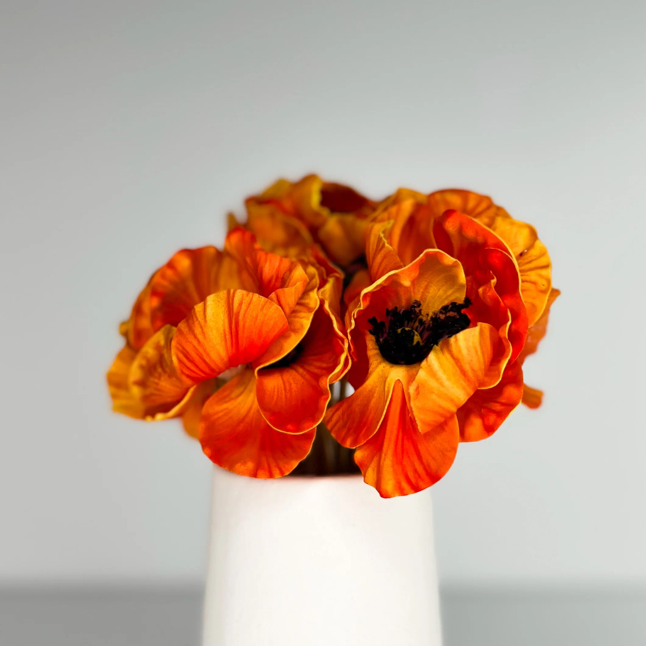 Smell the Flowers Faux Poppy Pick Set - Multiple Colors - Image 4