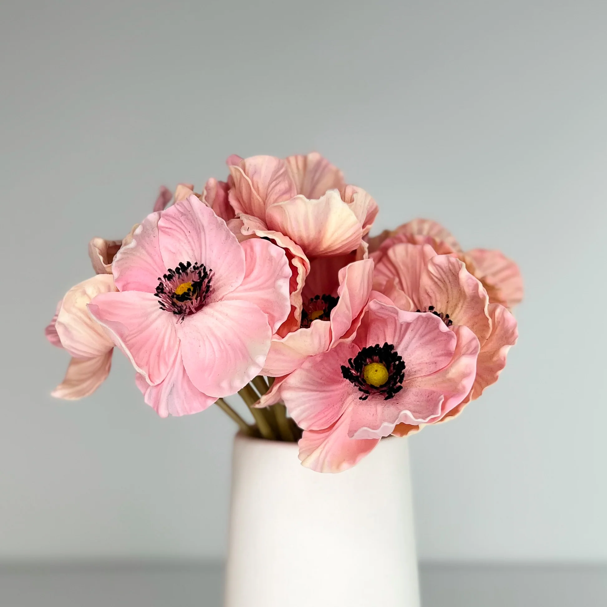Smell the Flowers Faux Poppy Pick Set - Multiple Colors - Image 5