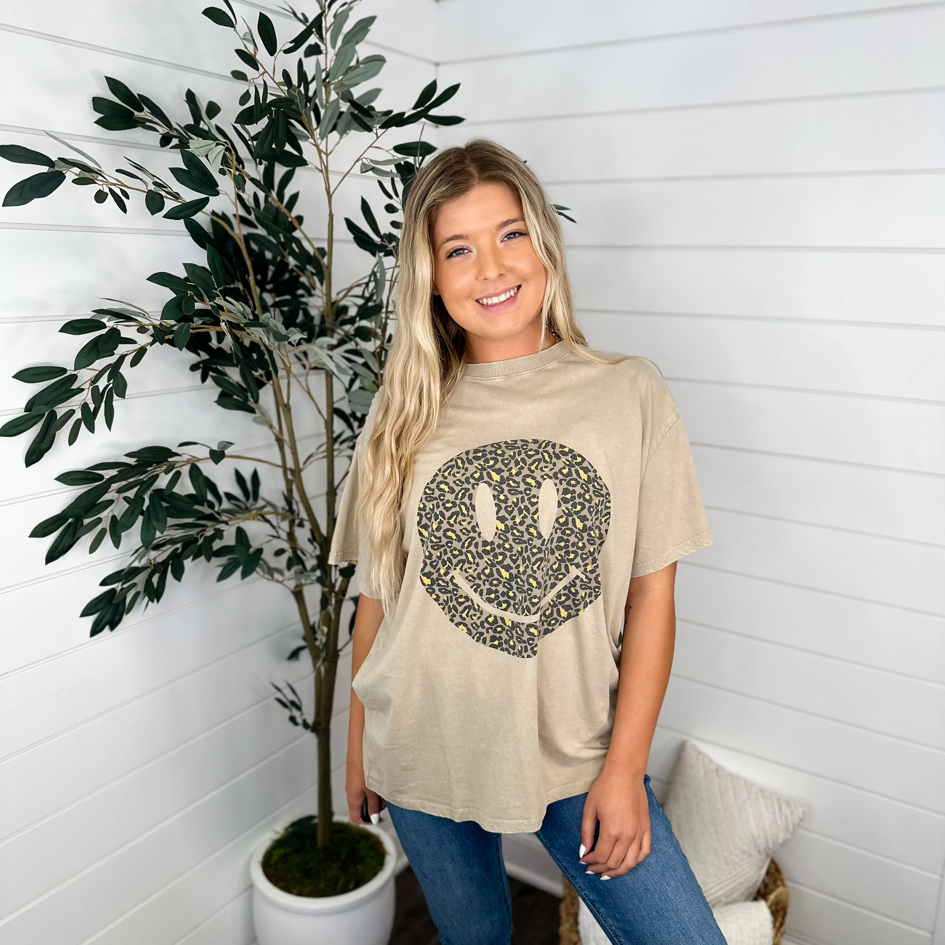 Easel Smiles For Days Cotton Short Sleeve Graphic Top - 8 colors! - Image 5