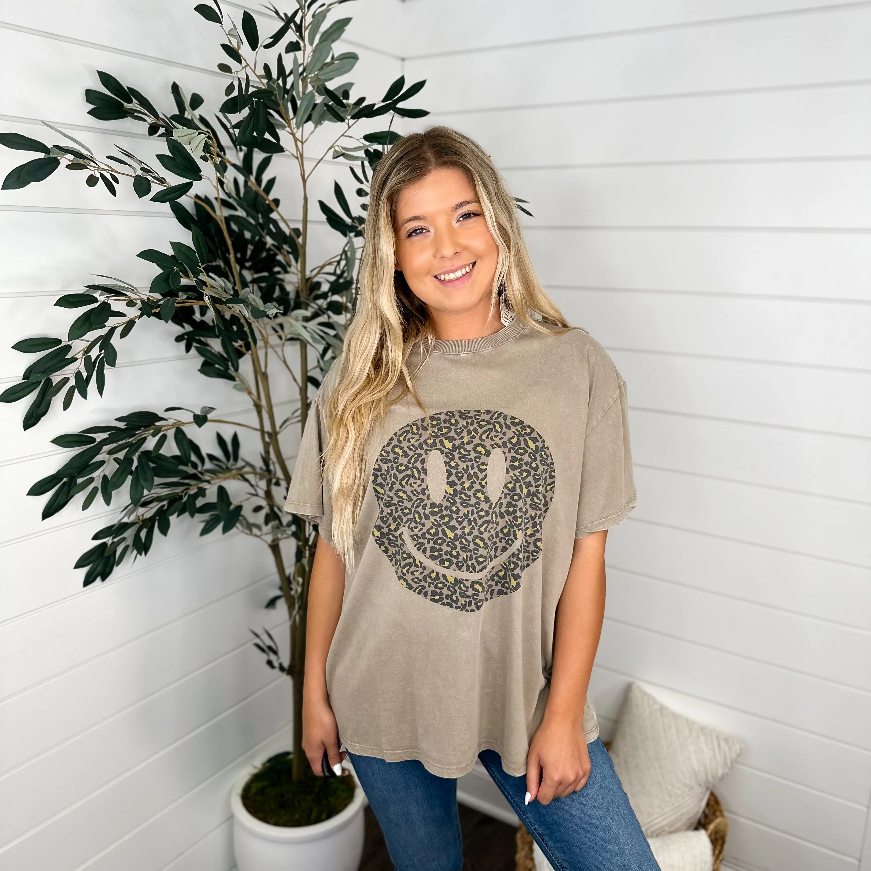 Easel Smiles For Days Cotton Short Sleeve Graphic Top - 8 colors! - Image 6