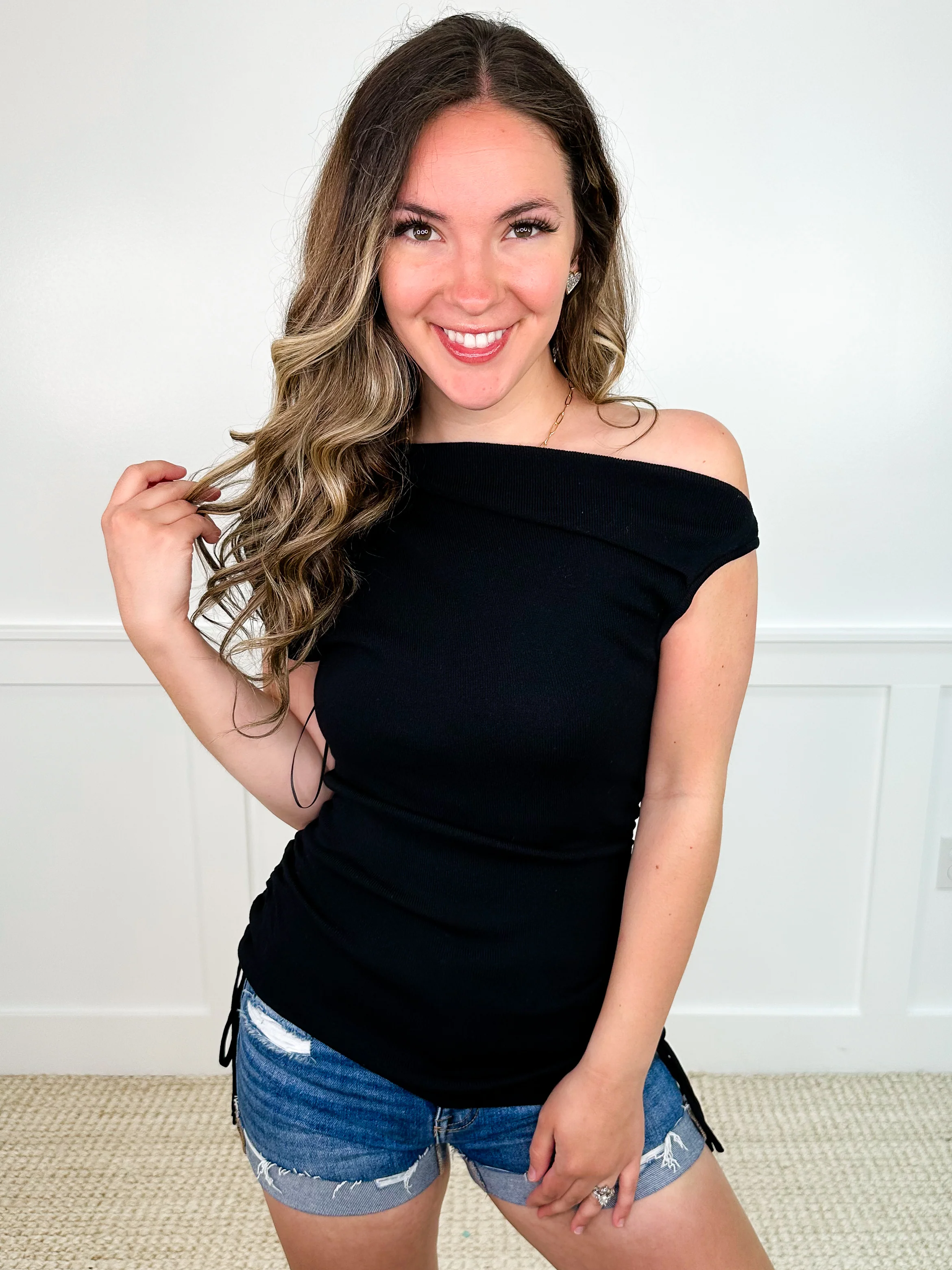 Sneaking Out Ribbed Avery Mae Top - 2 colors! - Image 2
