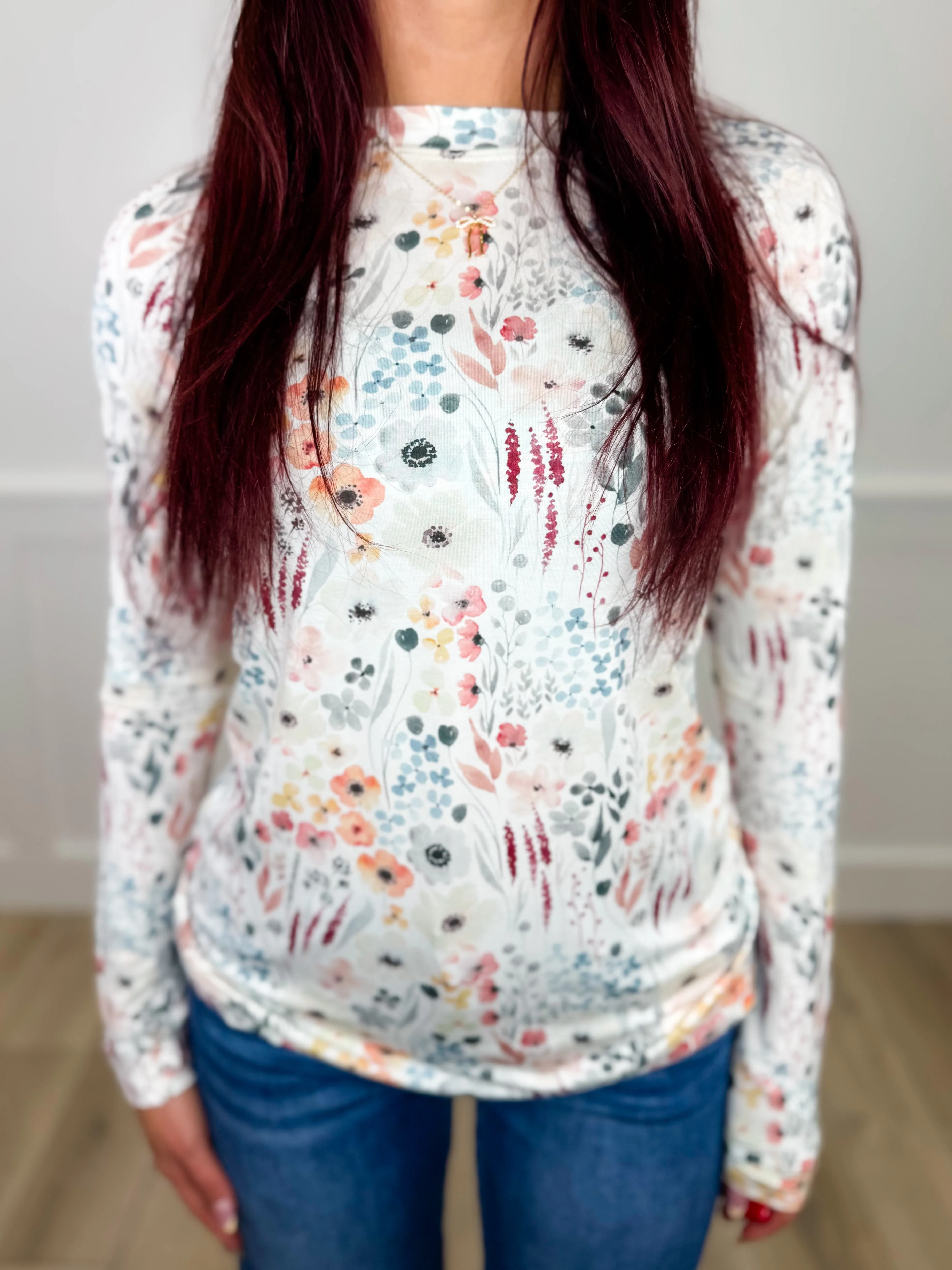 So Typically Me Rayon Blend Long Sleeve Avery Mae Top - 2 options! - Image 3