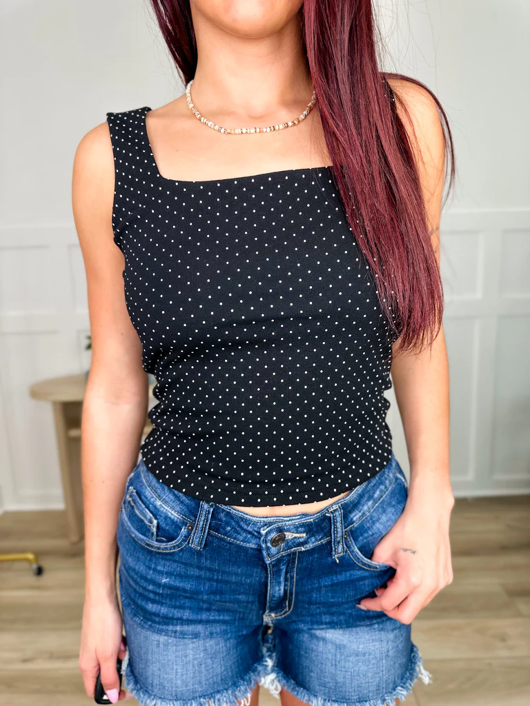 Some of That Cotton Blend Avery Mae Mom Cropped Tank Top - 2 colors! - Image 3