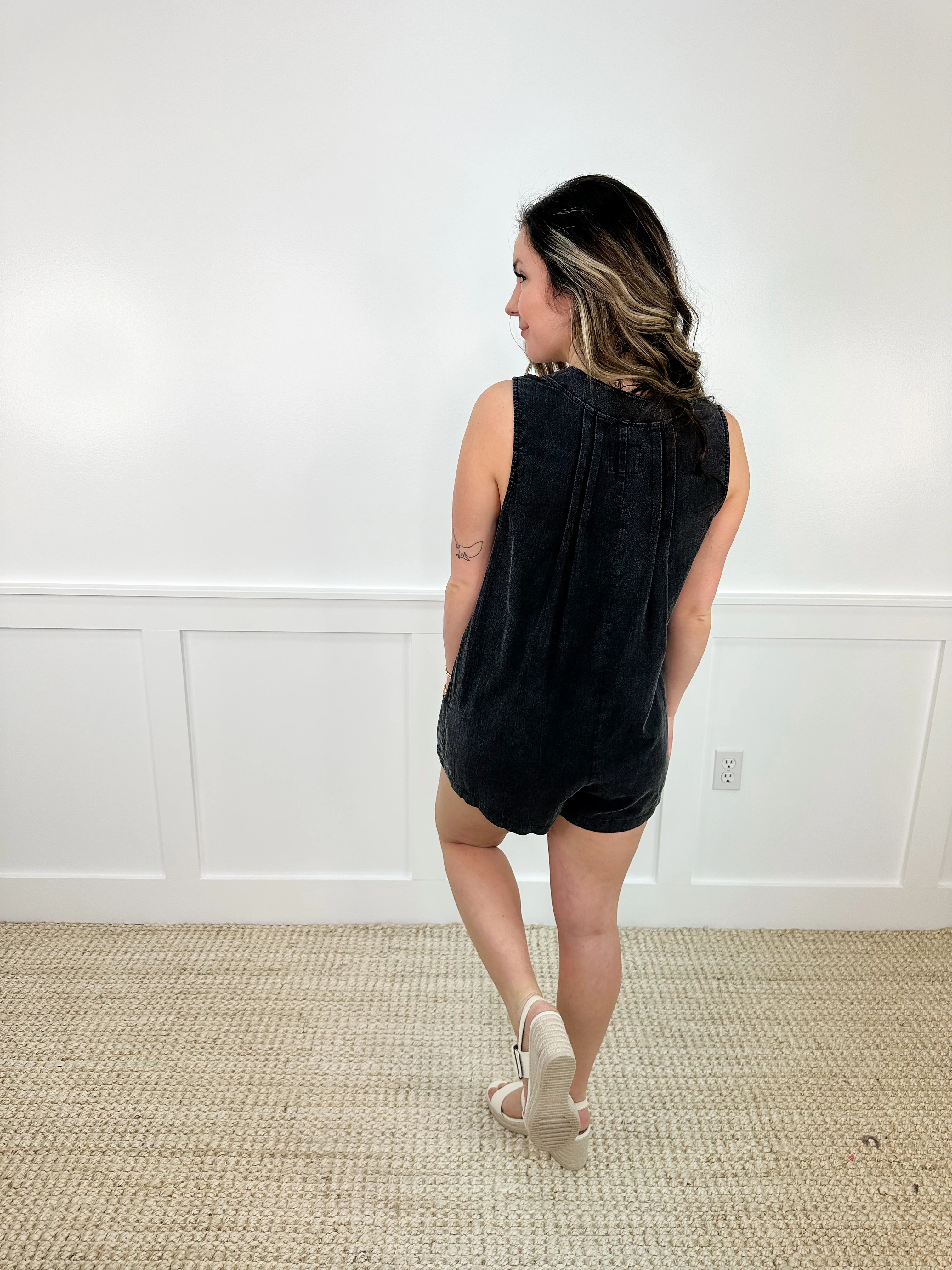 Something to Say Cotton Avery Mae Romper - 3 colors! - Image 5