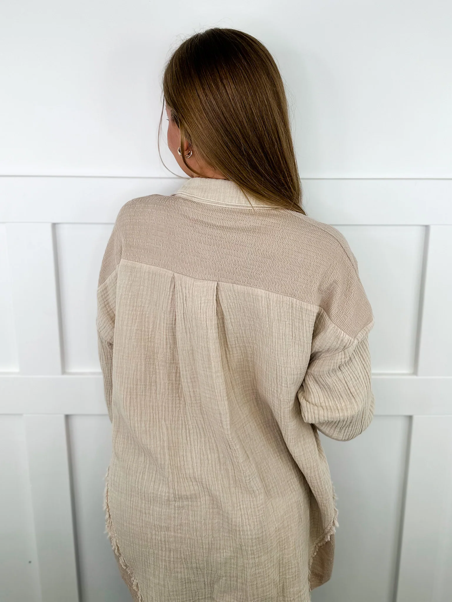 Special Days Cotton Long Sleeve Avery Mae Button Up Top - 4 colors! - Image 6