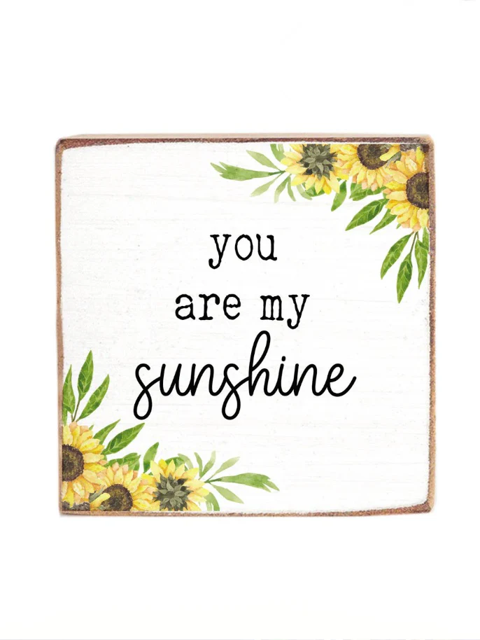 Spring Has Sprung Wood Block Sign - Multiple Options - Image 3