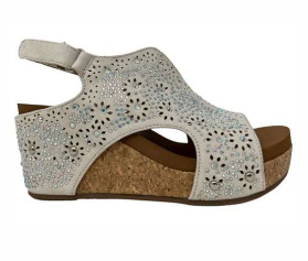 Starry Nights Cream Wedges