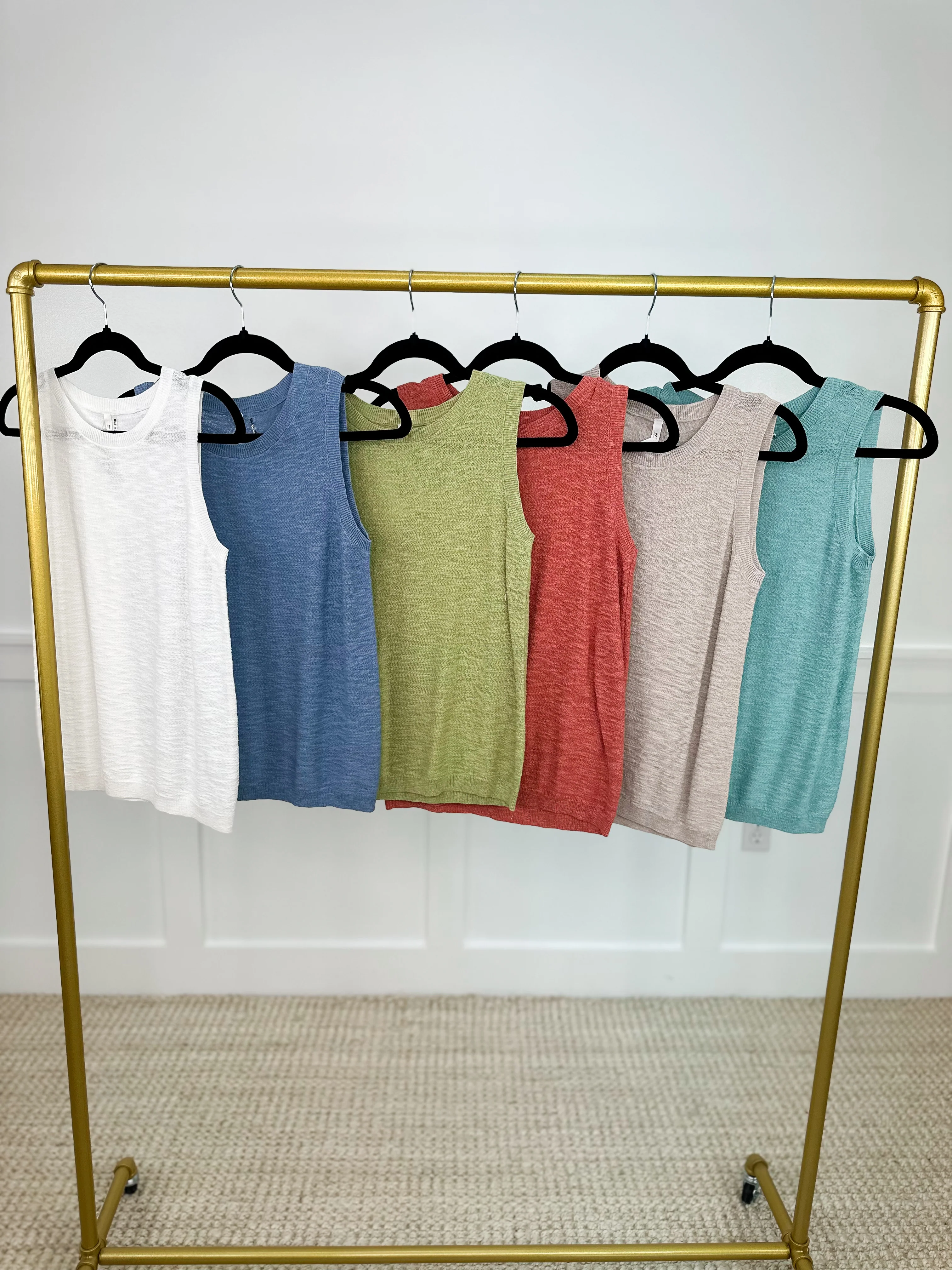 Stay Stylish Cotton Avery Mae Tank Top - 6 colors! - Image 2