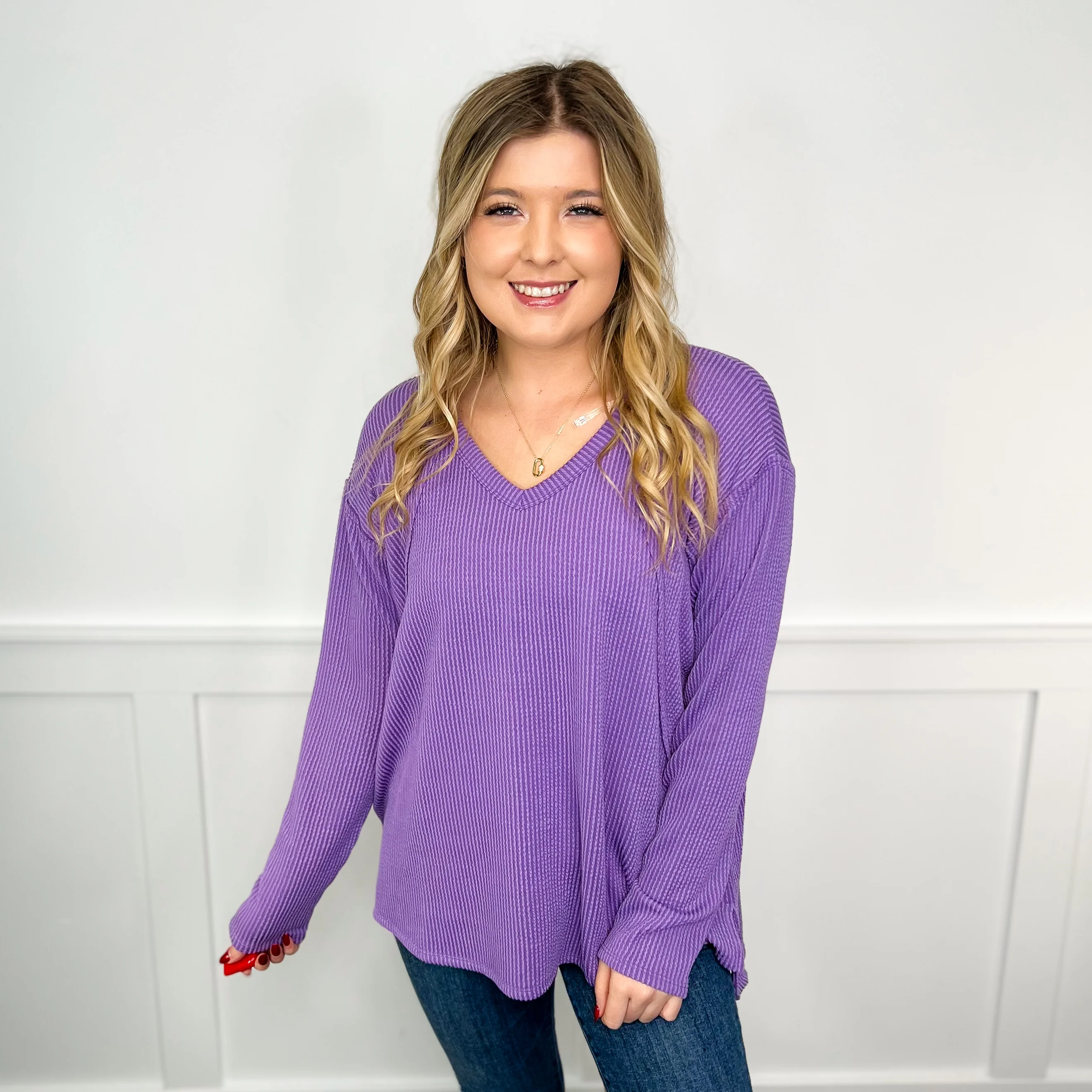 Still Gets to Me Ribbed Long Sleeve Avery Mae Top - 4 colors! - Image 4