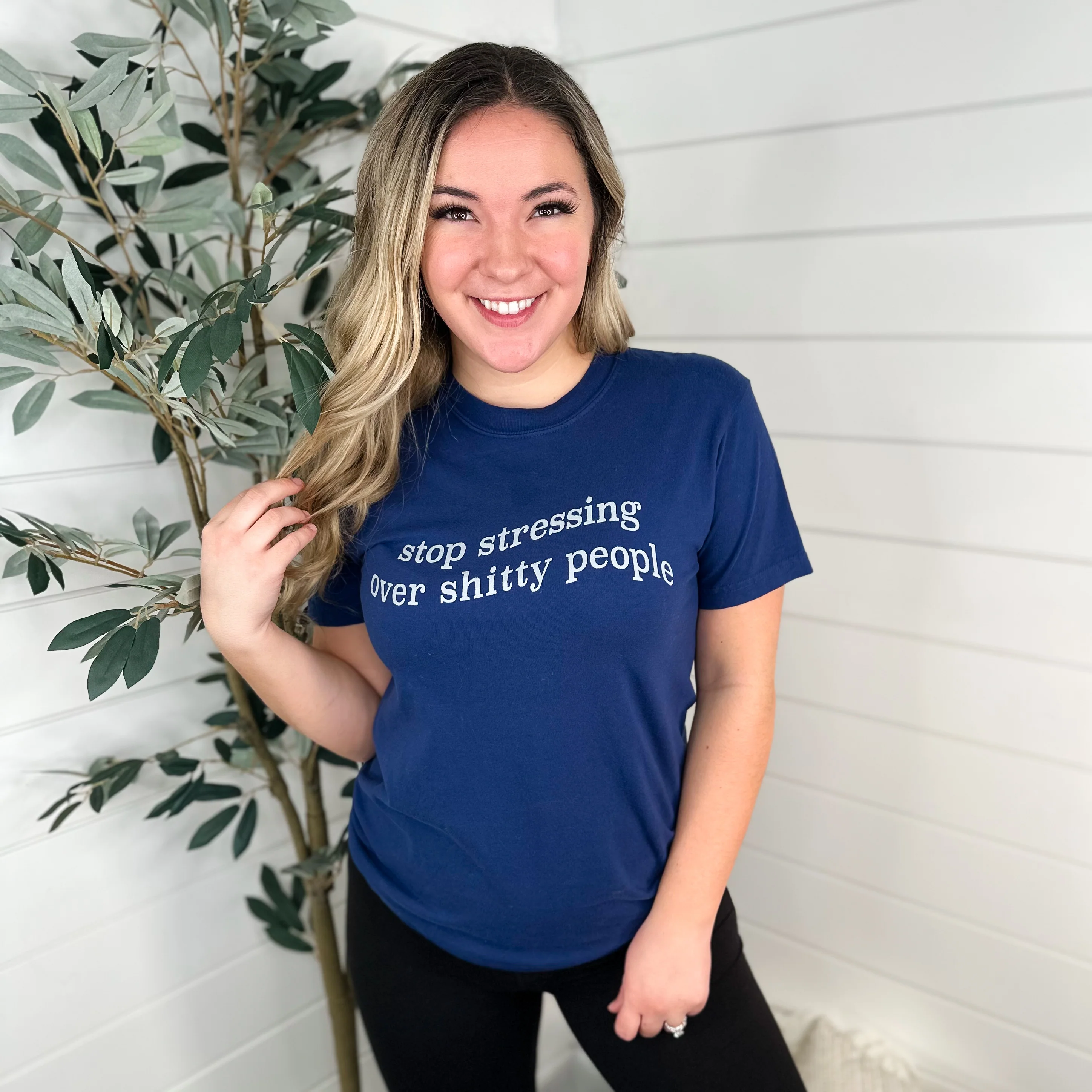 Stop Stressing Cotton Short Sleeve Avery Mae Graphic Tee Shirt - 4 colors! - Image 6