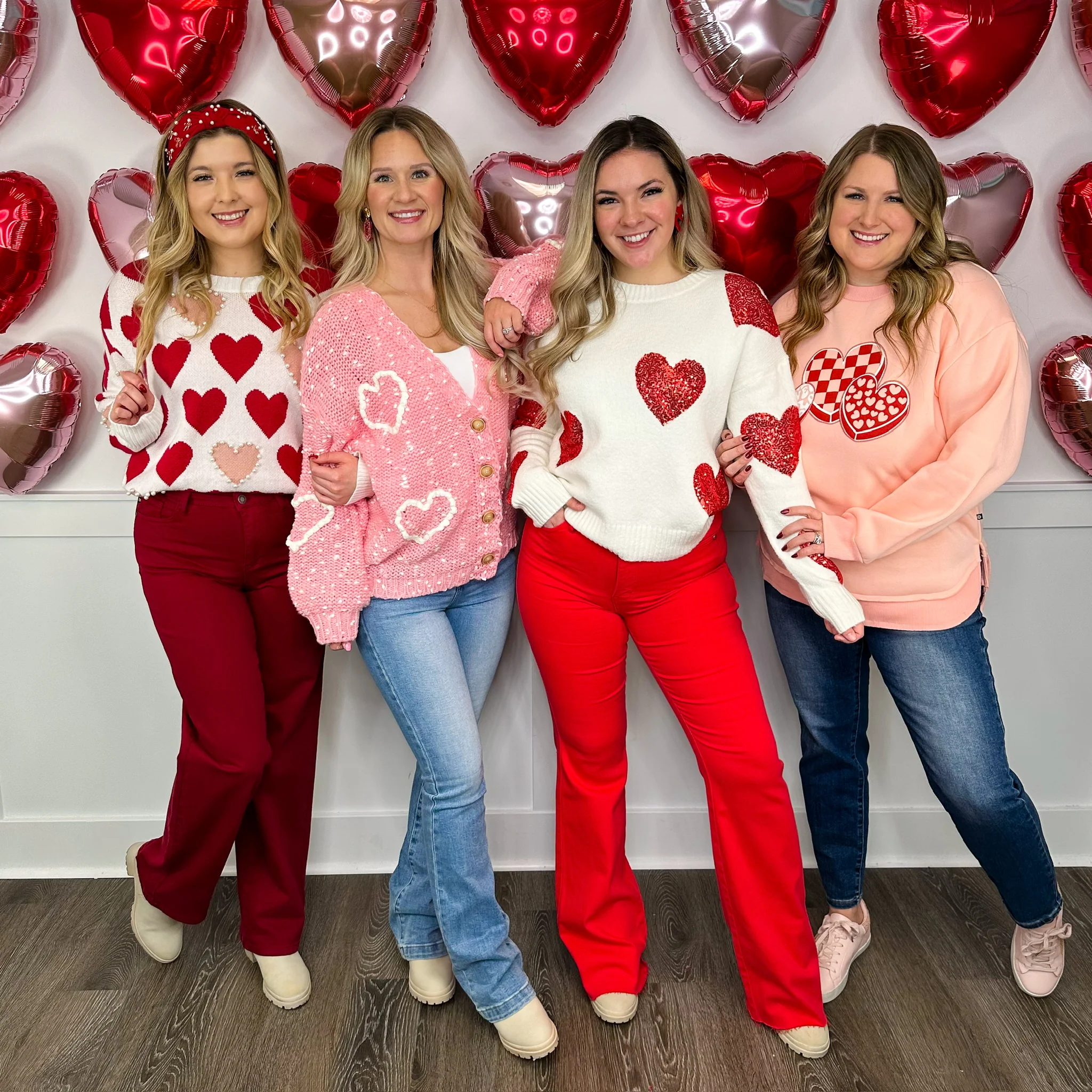 Such a Heartthrob Long Sleeve Peach Avery Mae Weekender Top - Image 3