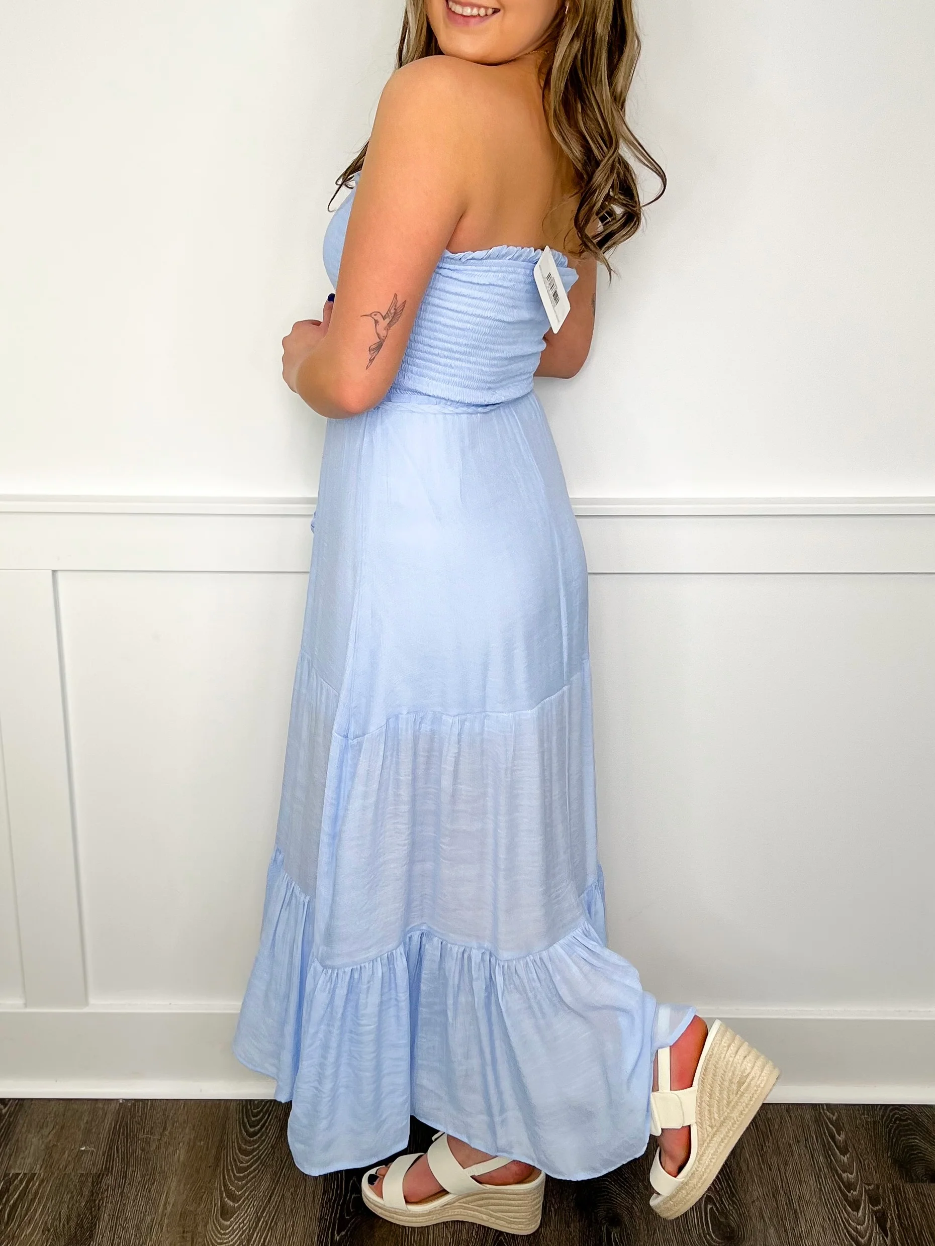 Summer Love Rayon Blend Strapless Avery Mae Dress - 5 colors! - Image 2