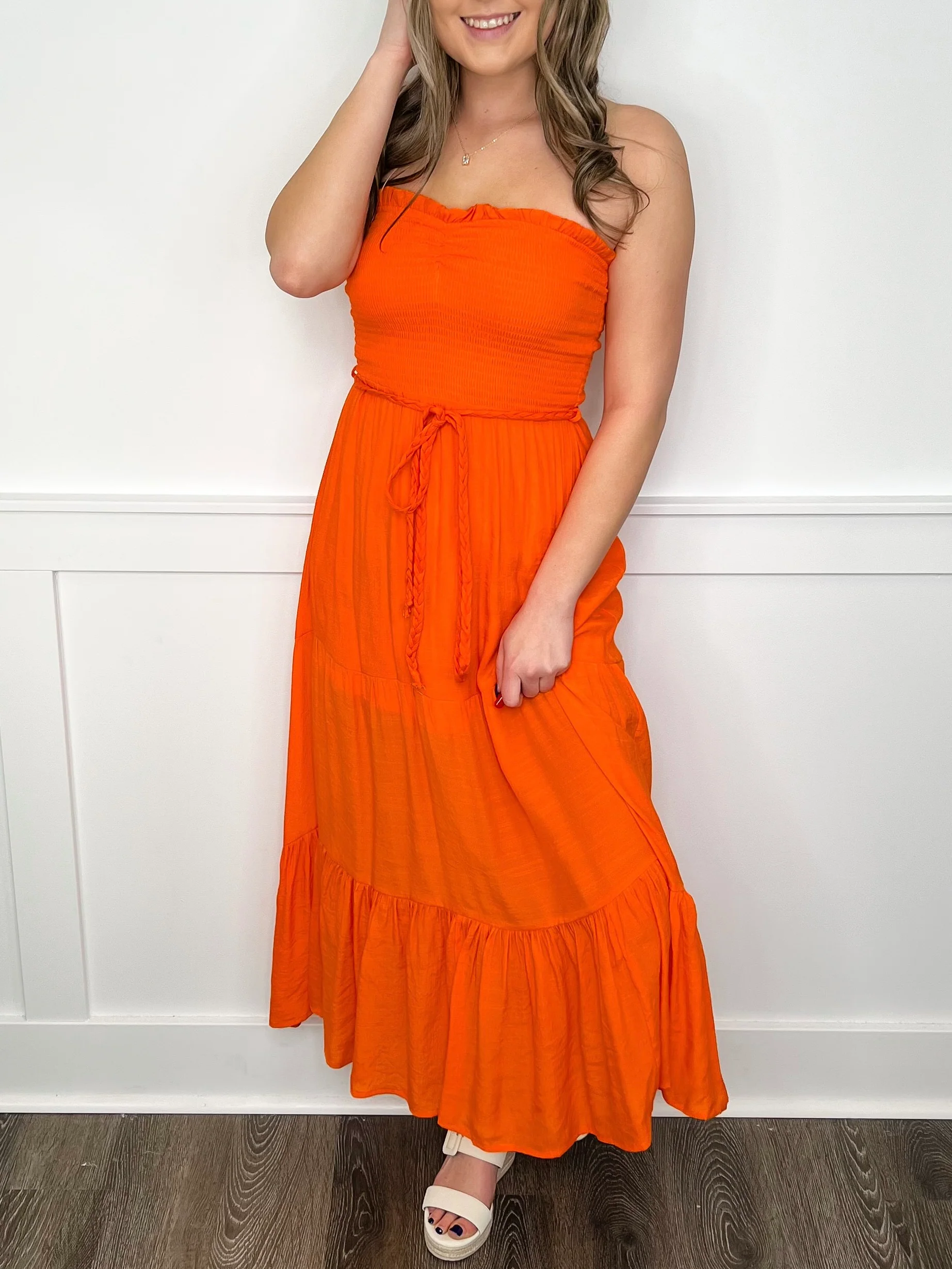 Summer Love Rayon Blend Strapless Avery Mae Dress - 5 colors! - Image 3
