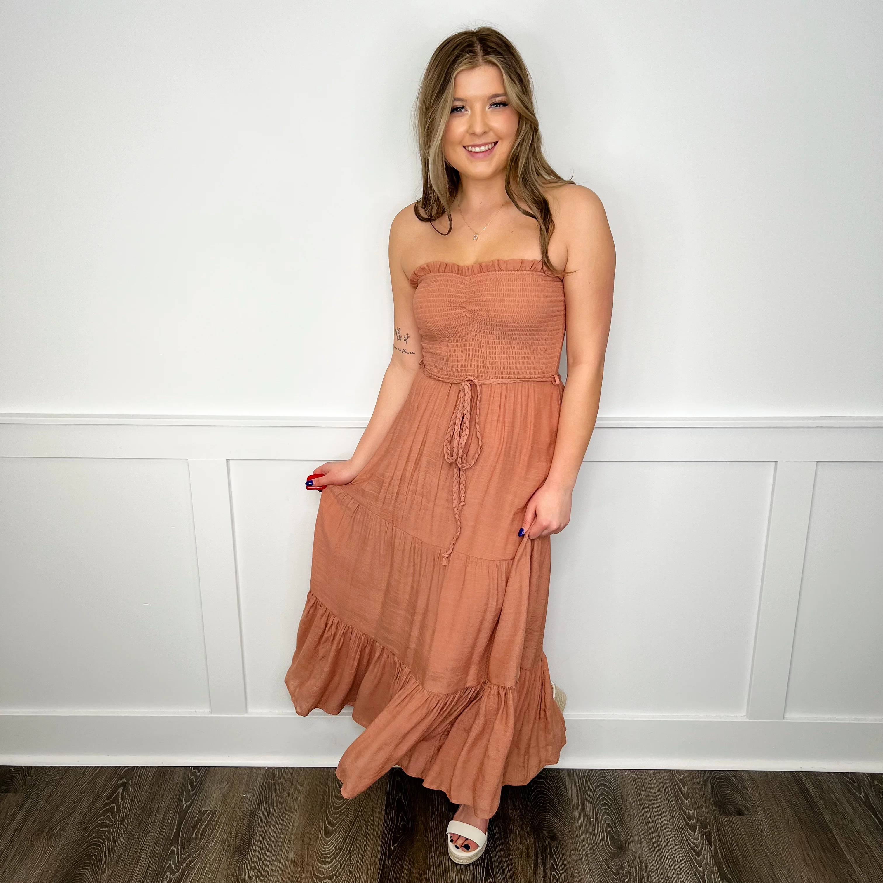 Summer Love Rayon Blend Strapless Avery Mae Dress - 5 colors! - Image 8