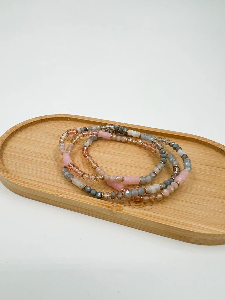 Sunny Secrets Beaded Bracelet Set - 4 colors! - Image 3