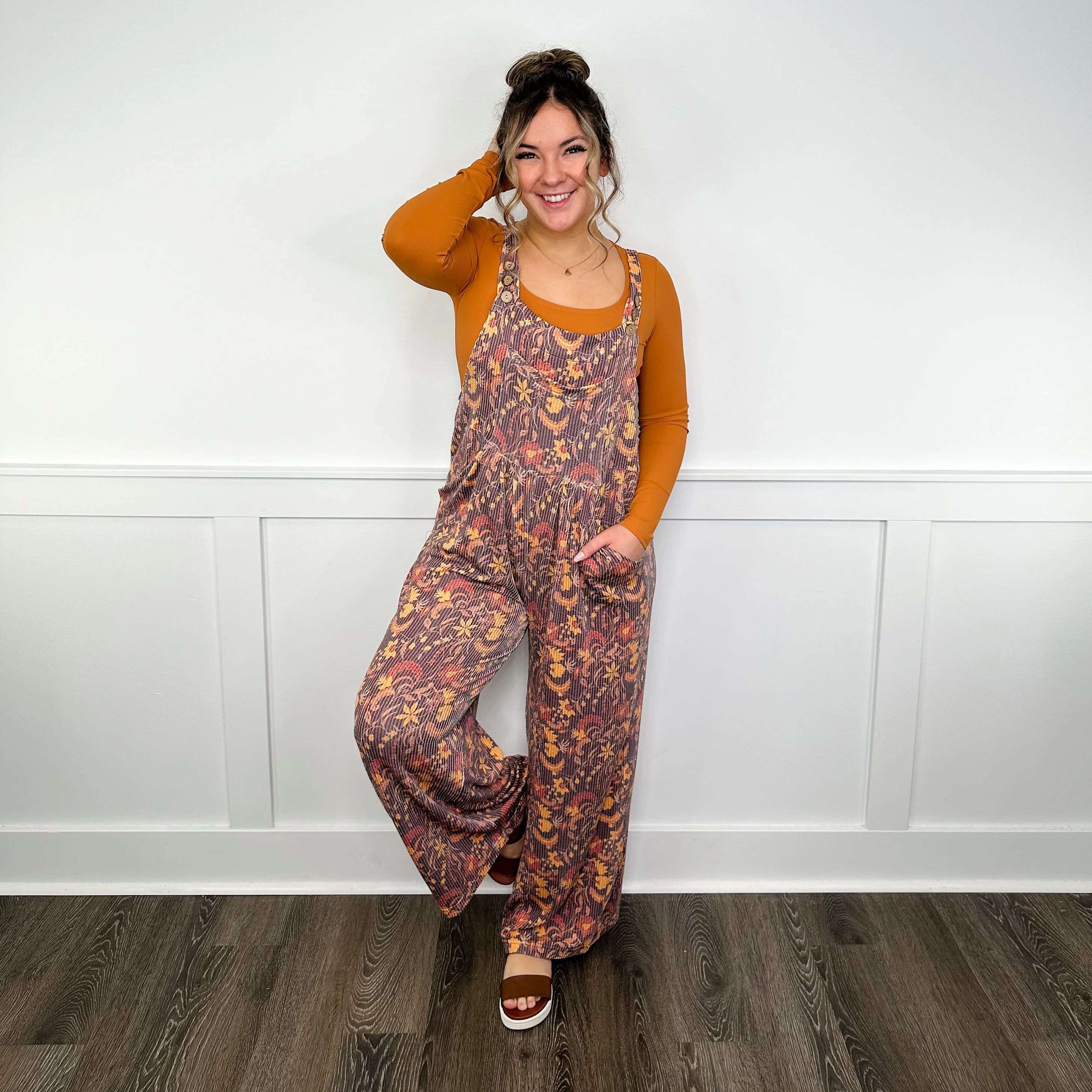Sweeter Than Summer Ribbed Avery Mae Overalls - 2 colors! - Image 2