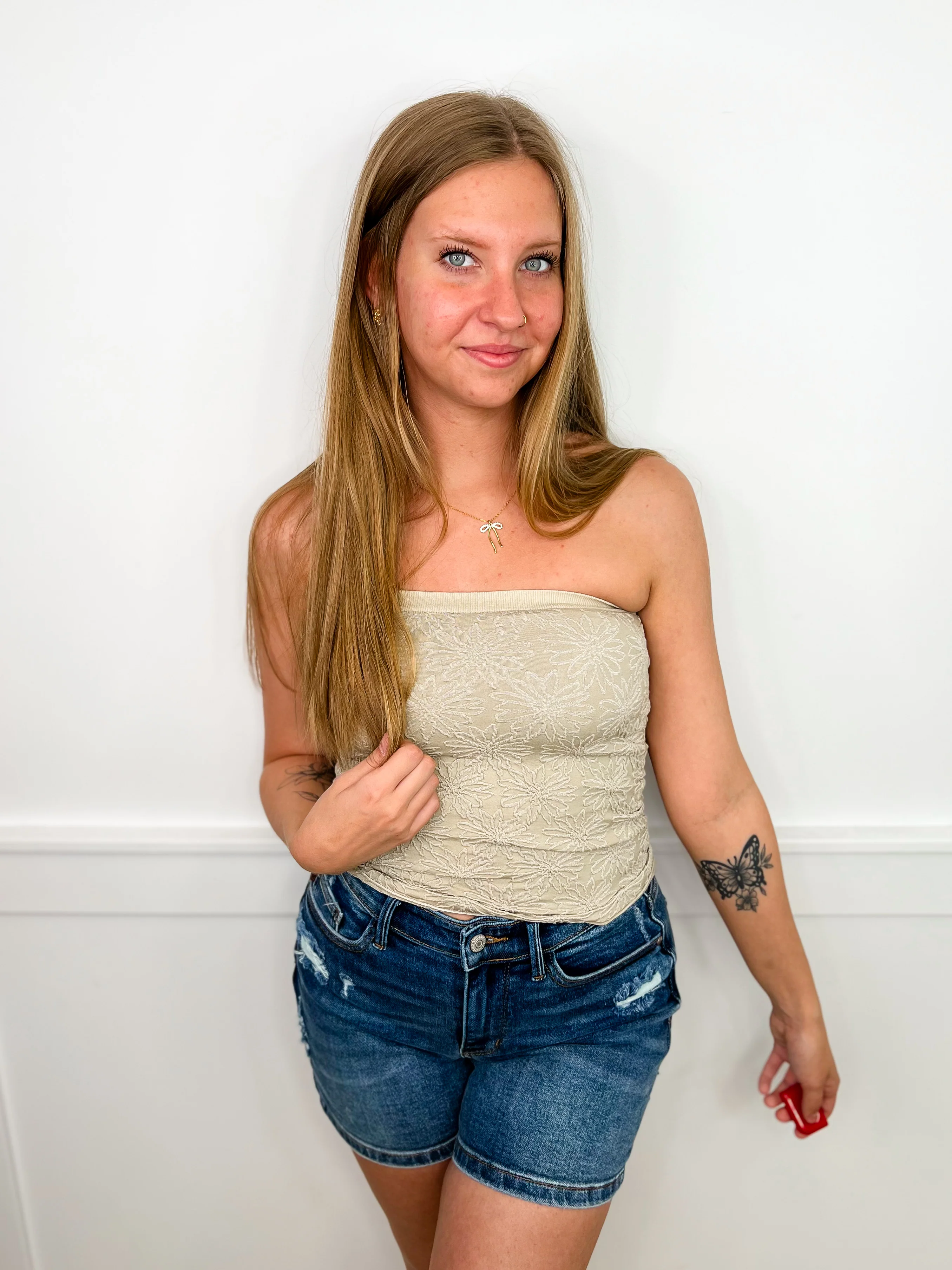 Take a Breath Strapless Avery Mae Tube Top - 4 colors! - Image 2