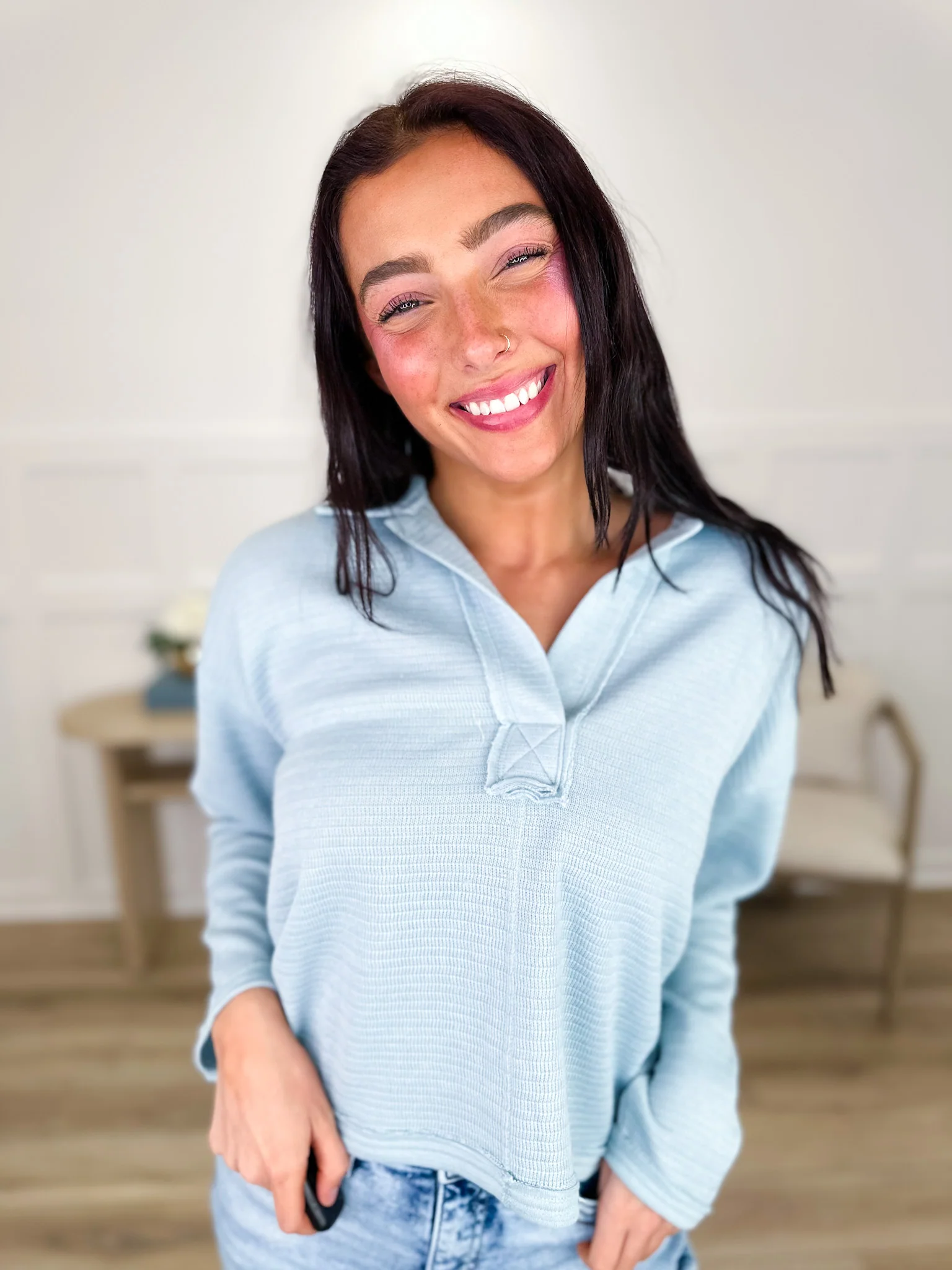 Take My Breath Away Knit Long Sleeve Avery Mae Top - Multiple Colors - Image 3
