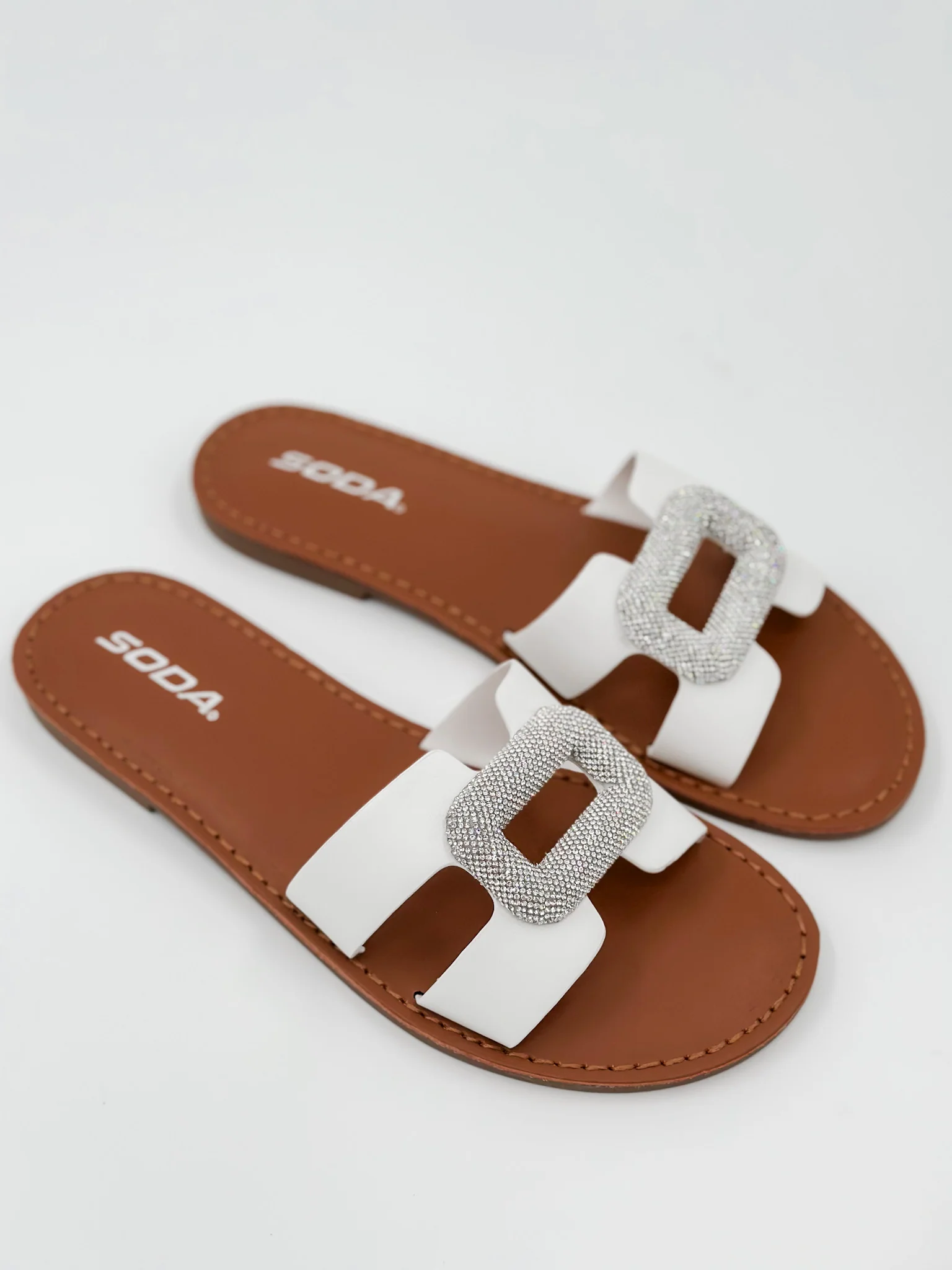 Tell Me I'm Cute Faux Leather Sandals - 4 colors! - Image 2