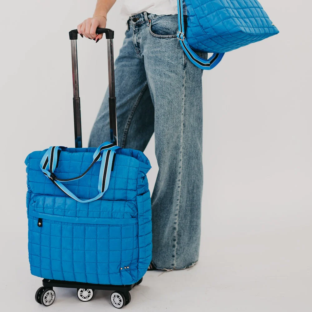 Tenley Quilted Tote Roller Bag - Image 23