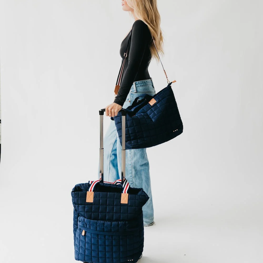 Tenley Quilted Tote Roller Bag - Image 9